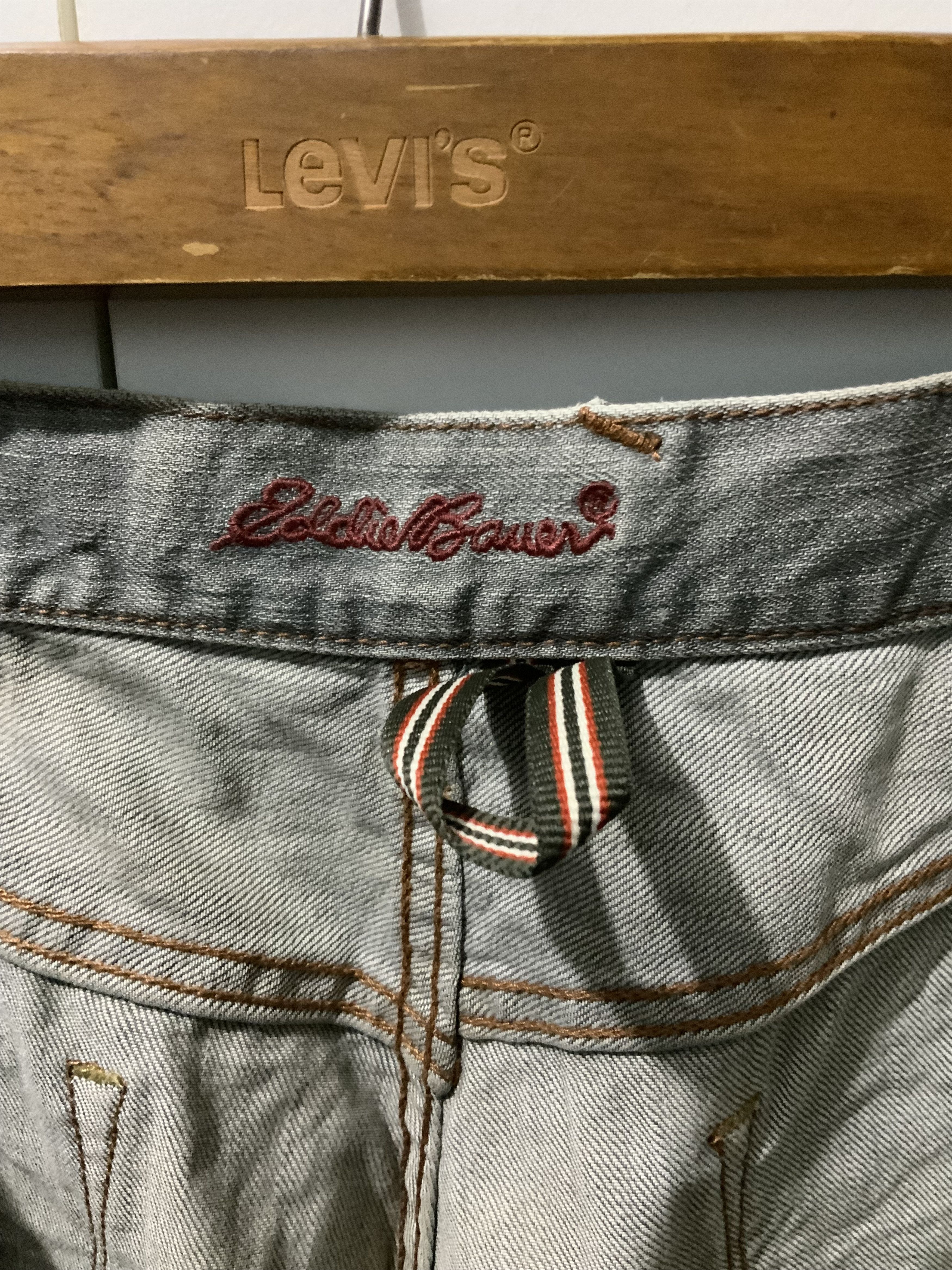 Denime Eddie Bauer Fade Japan Denime Jean Size US 31 - 21 Thumbnail