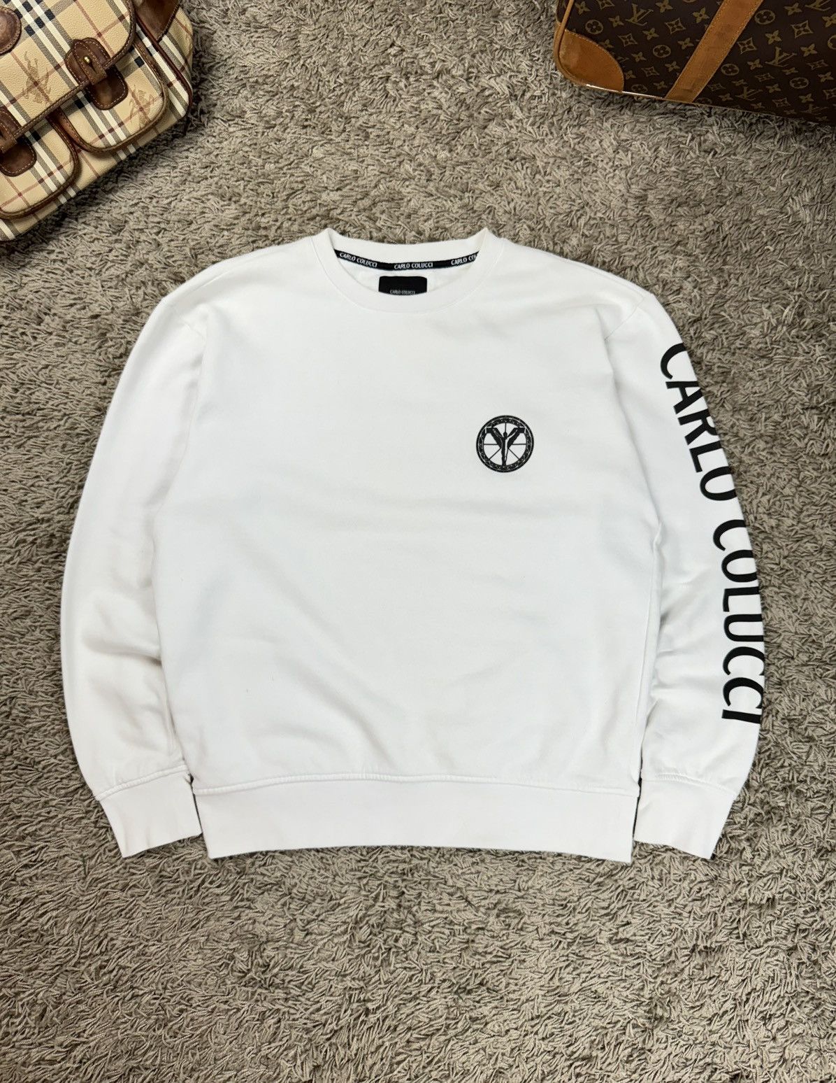 Carlo Colucci Sweatshirt crewneck Carlo Colucci original casual item Size US XL / EU 56 / 4 - 1 Thumbnail