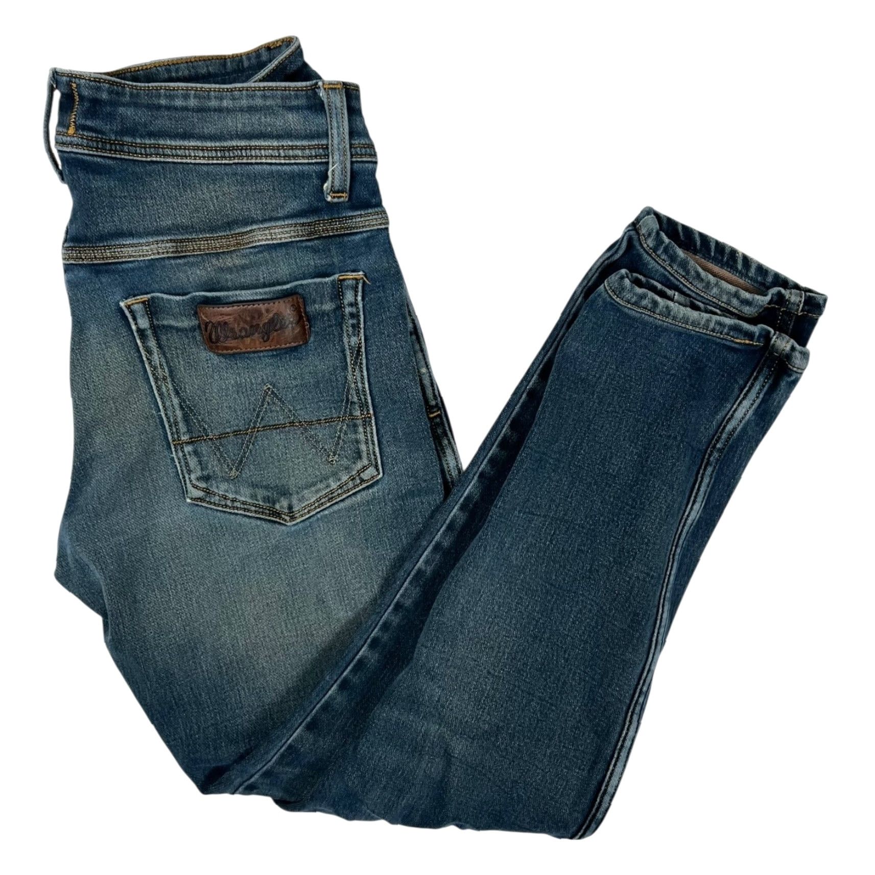Wrangler Wrangler Vegas Jeans Women’s 30 Blue Skinny Slim Fit Stretch Denim Medium Wash Size 30" / US 8 / IT 44 - 2 Thumbnail