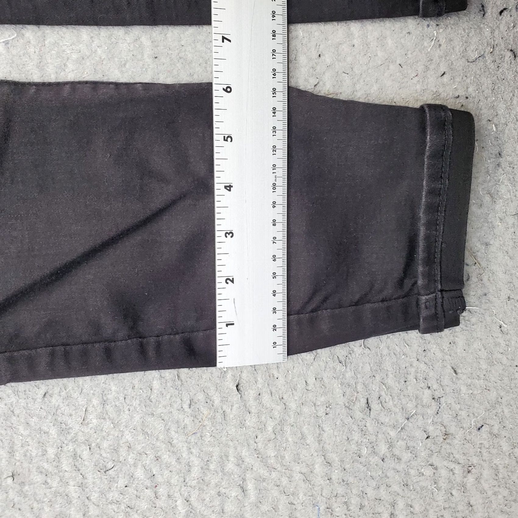 Levi's Levi's Womens 6 Black Denim High-Rise Ankle Skinny Jeans Streetwear Size 28" / US 6 / IT 42 - 5 Thumbnail