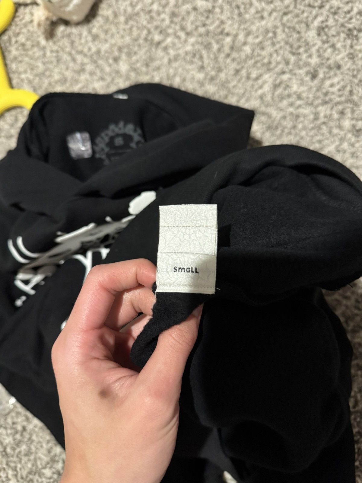 Sp5der SP5DER OG WEB HOODIE | BLACK Size US S / EU 44-46 / 1 - 7 Thumbnail