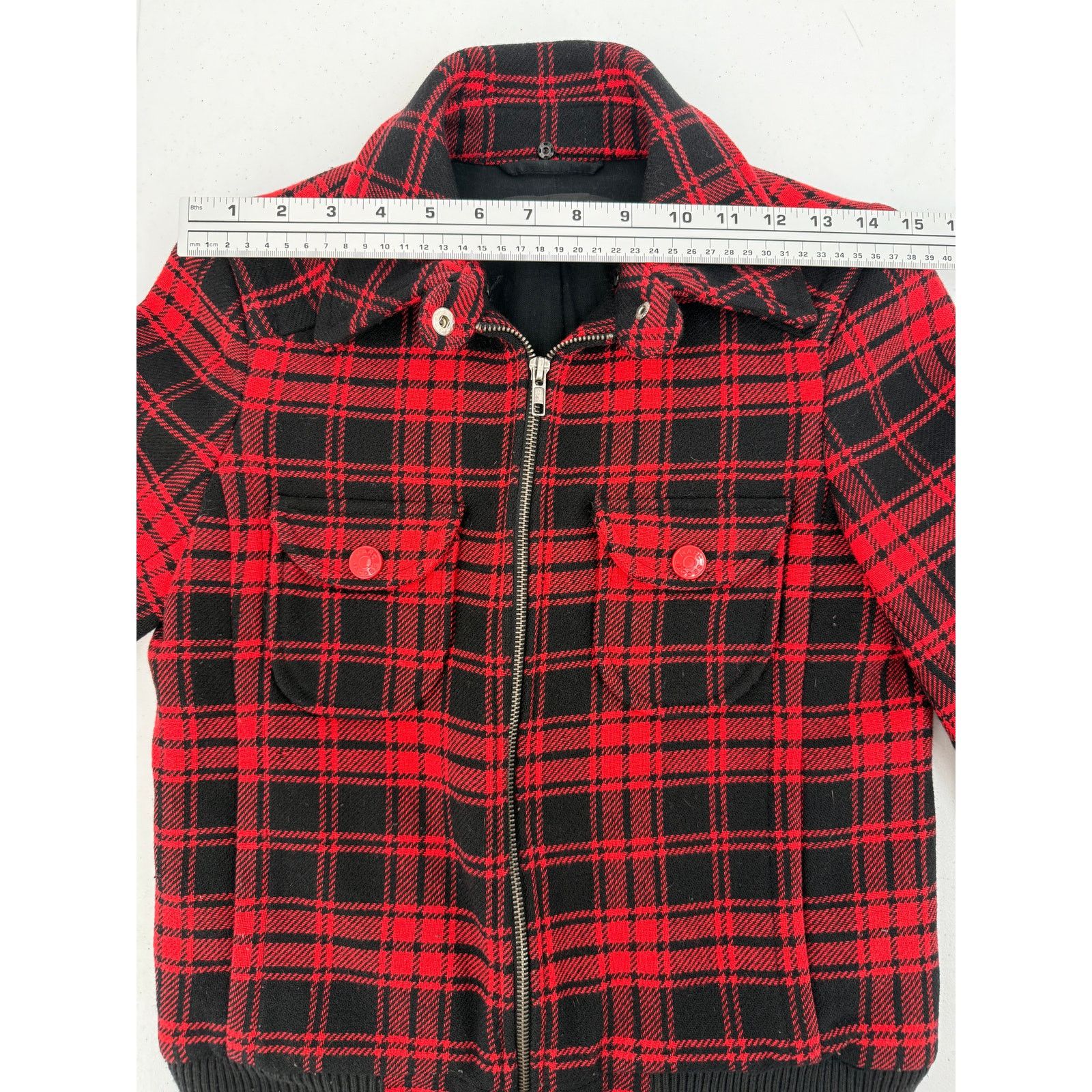 Marc Jacobs Marc Jacobs Wool Jacket Buffalo Plaid Size XS Y2K Vintage Size XS / US 0-2 / IT 36-38 - 12 Thumbnail