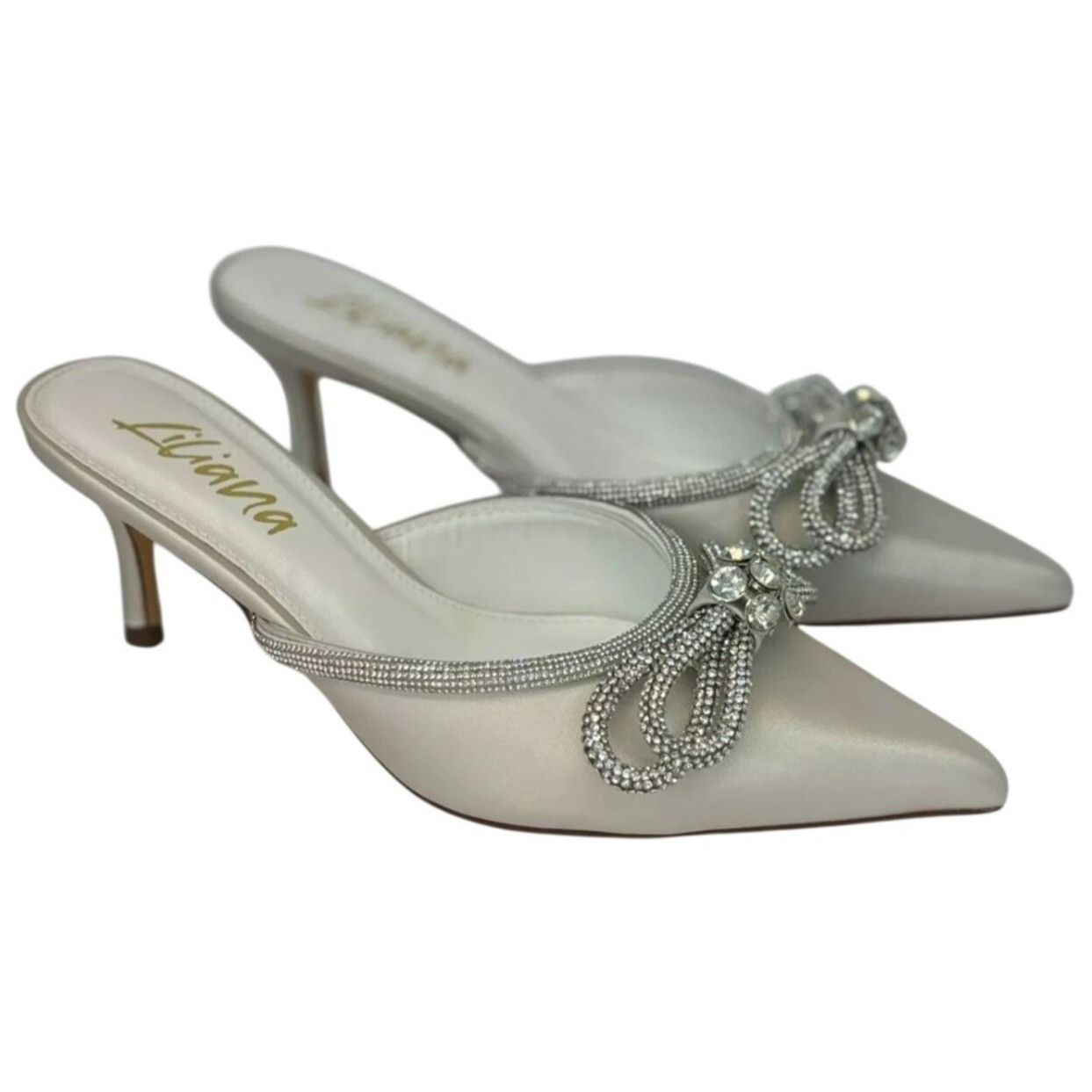 Other LILIANA / Romantiq 1 / Elegant / Satin / Pointed-Toe Heels Size US 9 / IT 39 - 1 Thumbnail