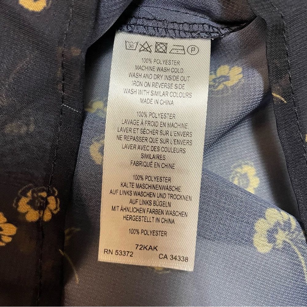 French Connection NWT New French Connection Mahi sheer floral print Blouse Si Size S / US 4 / IT 40 - 8 Thumbnail