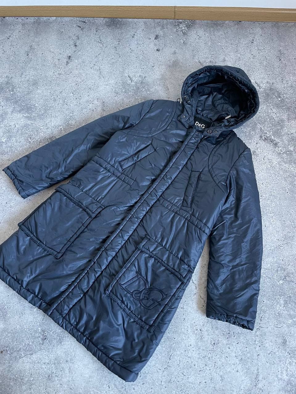 Dolce & Gabbana Vintage Dolce&Gabbana Long Jacket Big Logo Women’s size 42 Size M / US 6-8 / IT 42-44 - 2 Thumbnail