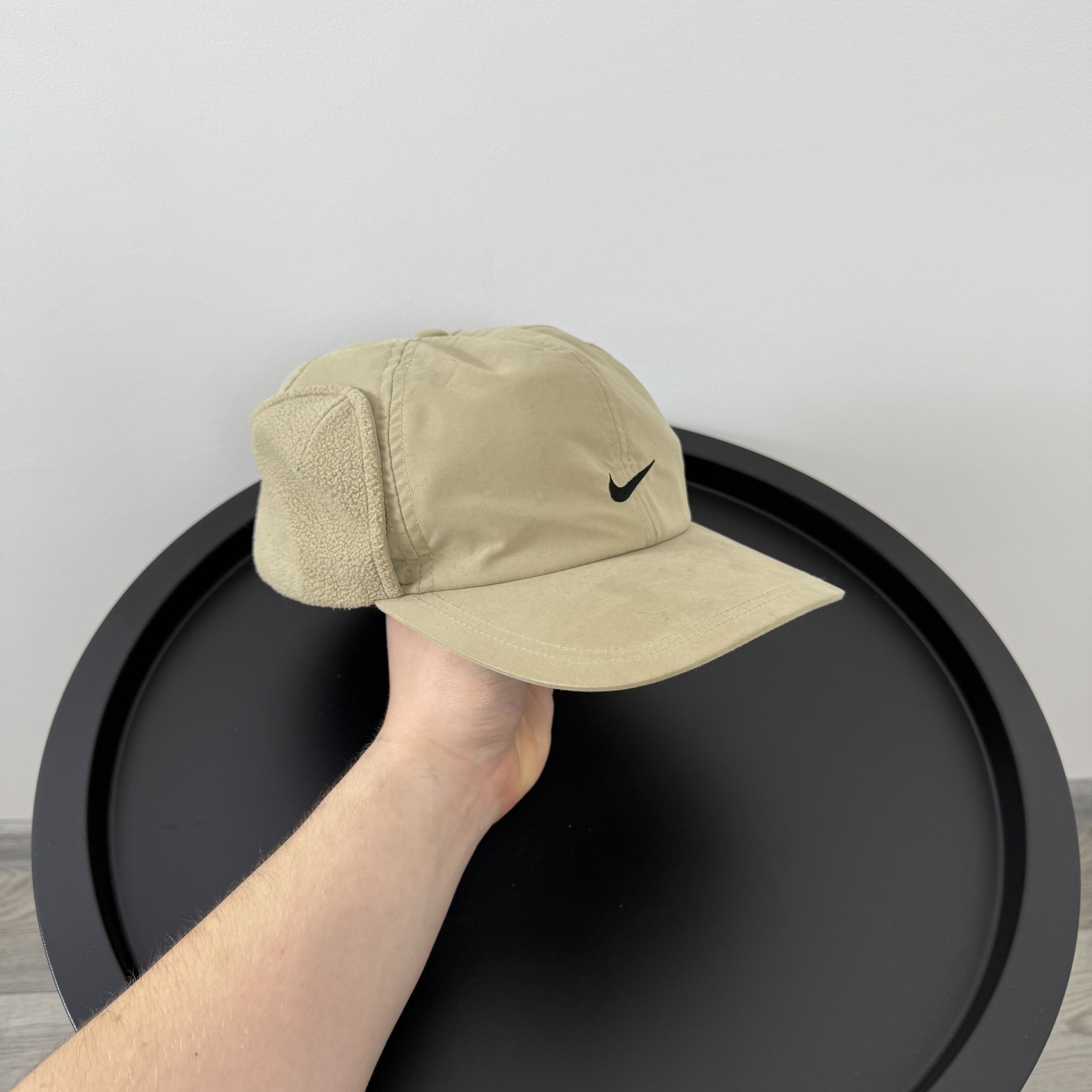 Nike Vintage Nike 90s Beige Winter Baseball Cap Hat Size ONE SIZE - 3 Thumbnail