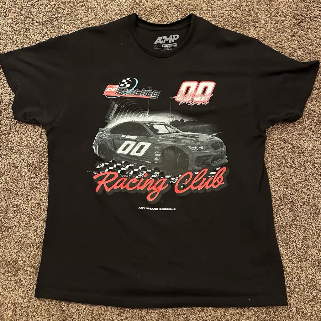AMP AMP Racing “Any Means Possible” Graphic T-Shirt Men’s Size US XL / EU 56 / 4 - 1 Thumbnail
