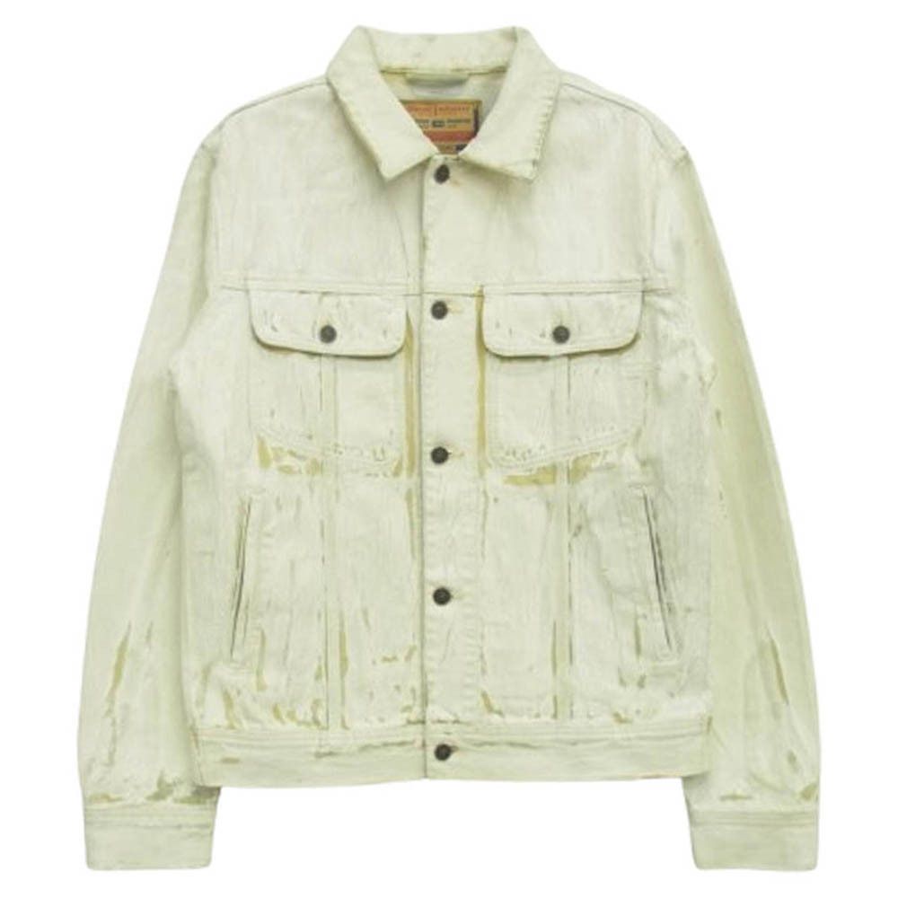 Diesel Painted Damaged Denim Jacket Size US M / EU 48-50 / 2 - 1 Thumbnail
