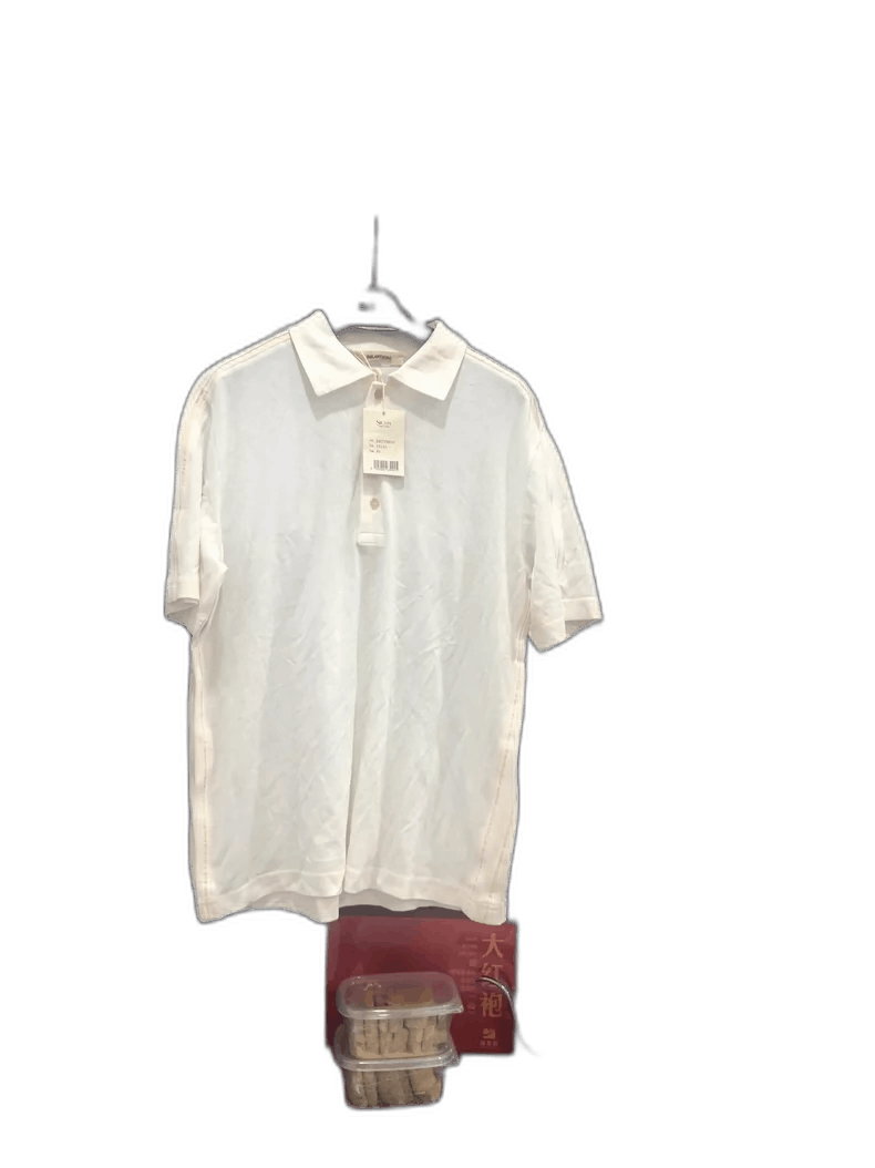 Comme des Garcons Short Sleeve Polo in Soft Yellow Color Size US L / EU 52-54 / 3 - 1 Thumbnail