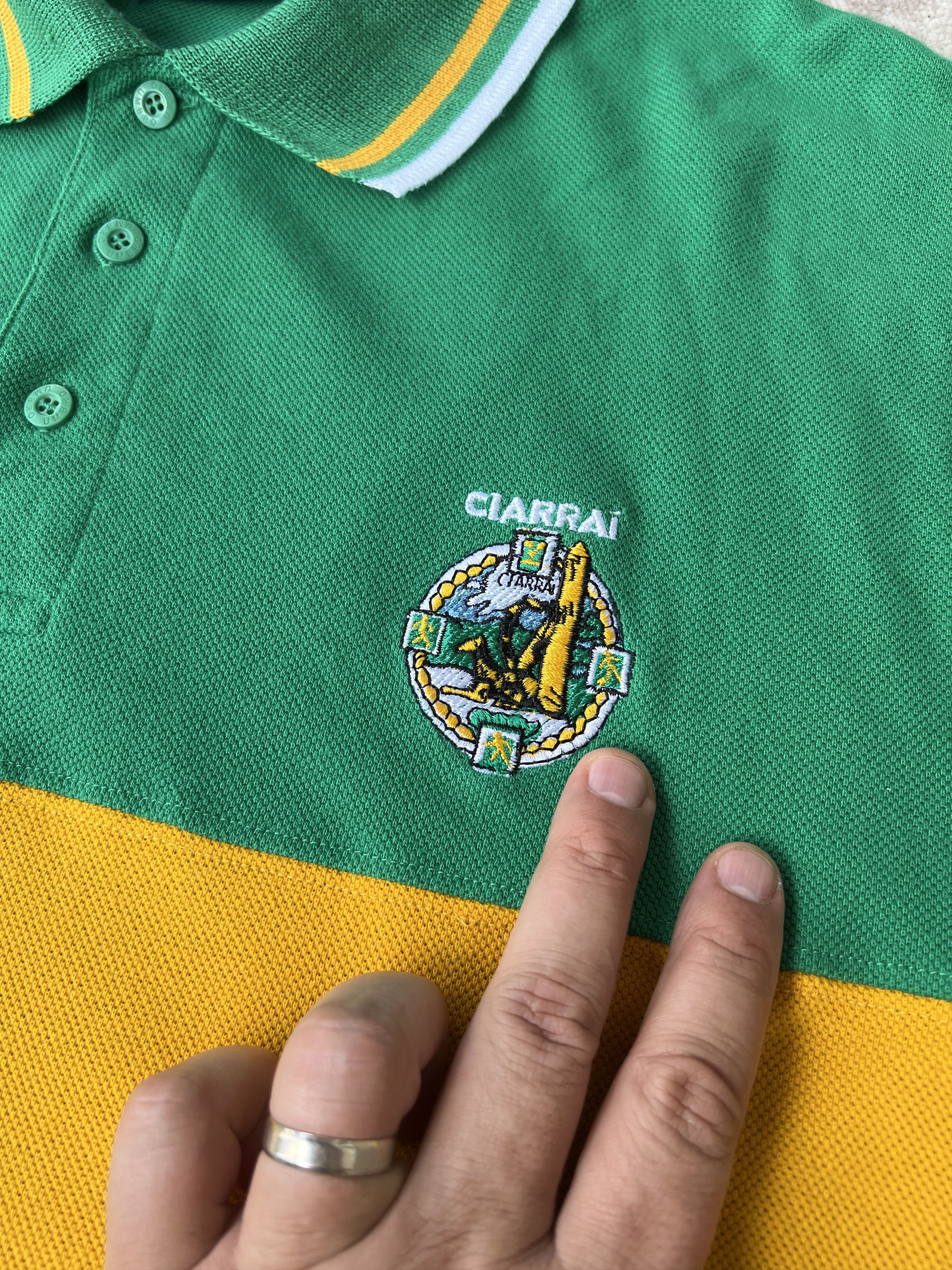 Umbro Umbro Kerry Ciarrai Vintage Polo Shirt Size US XL / EU 56 / 4 - 5 Thumbnail