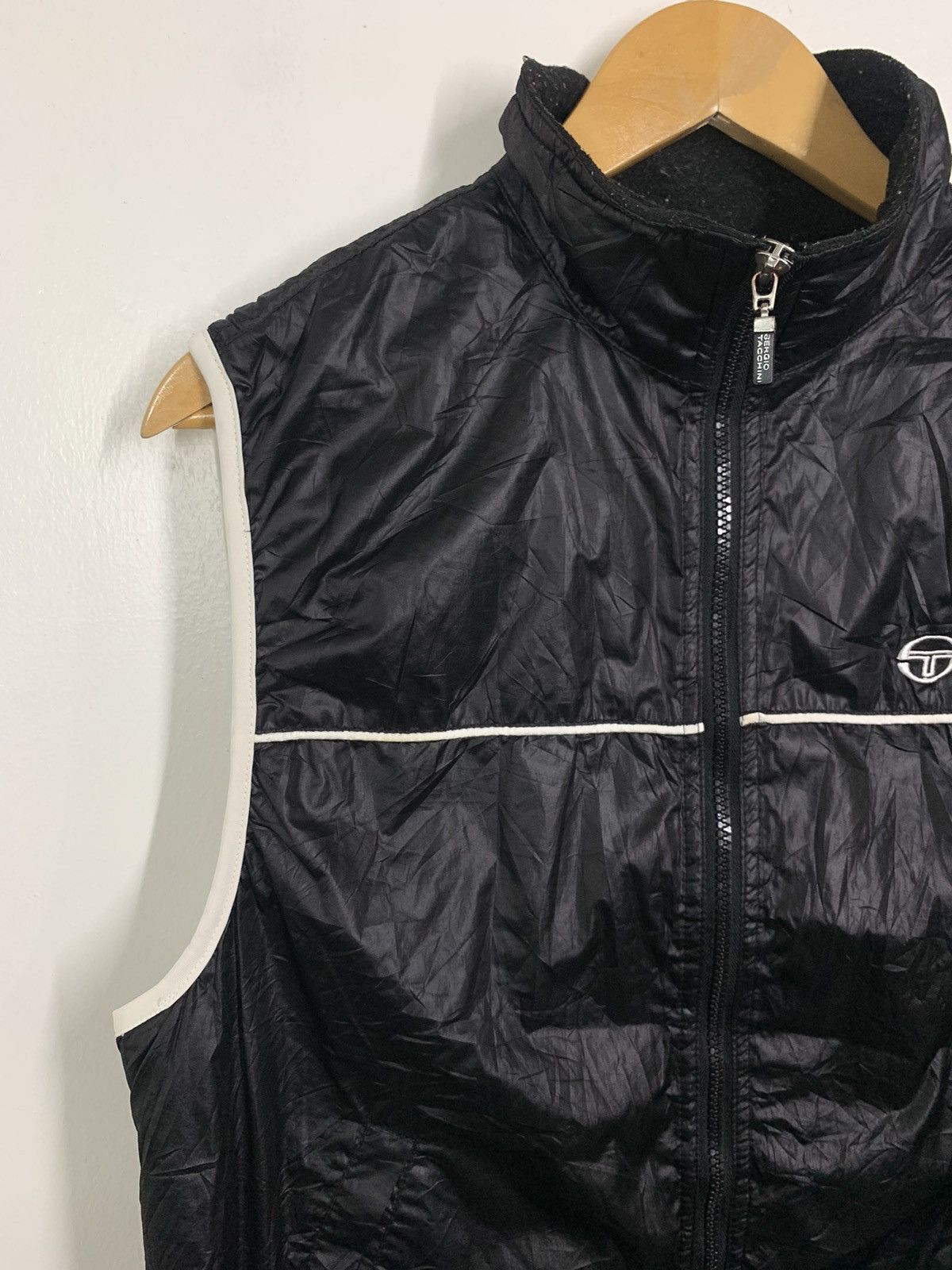Sergio Tacchini × Vintage Sergio Tacchini Track & Court Lab Vest Light Jacket Size US M / EU 48-50 / 2 - 6 Thumbnail