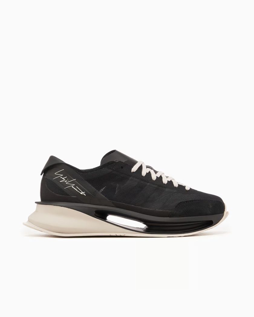 Y-3 × Yohji Yamamoto o1s22i1n0125 S-Gendo Run Low-Top Sneakers in Black Size US 8 / EU 41 - 1 Thumbnail