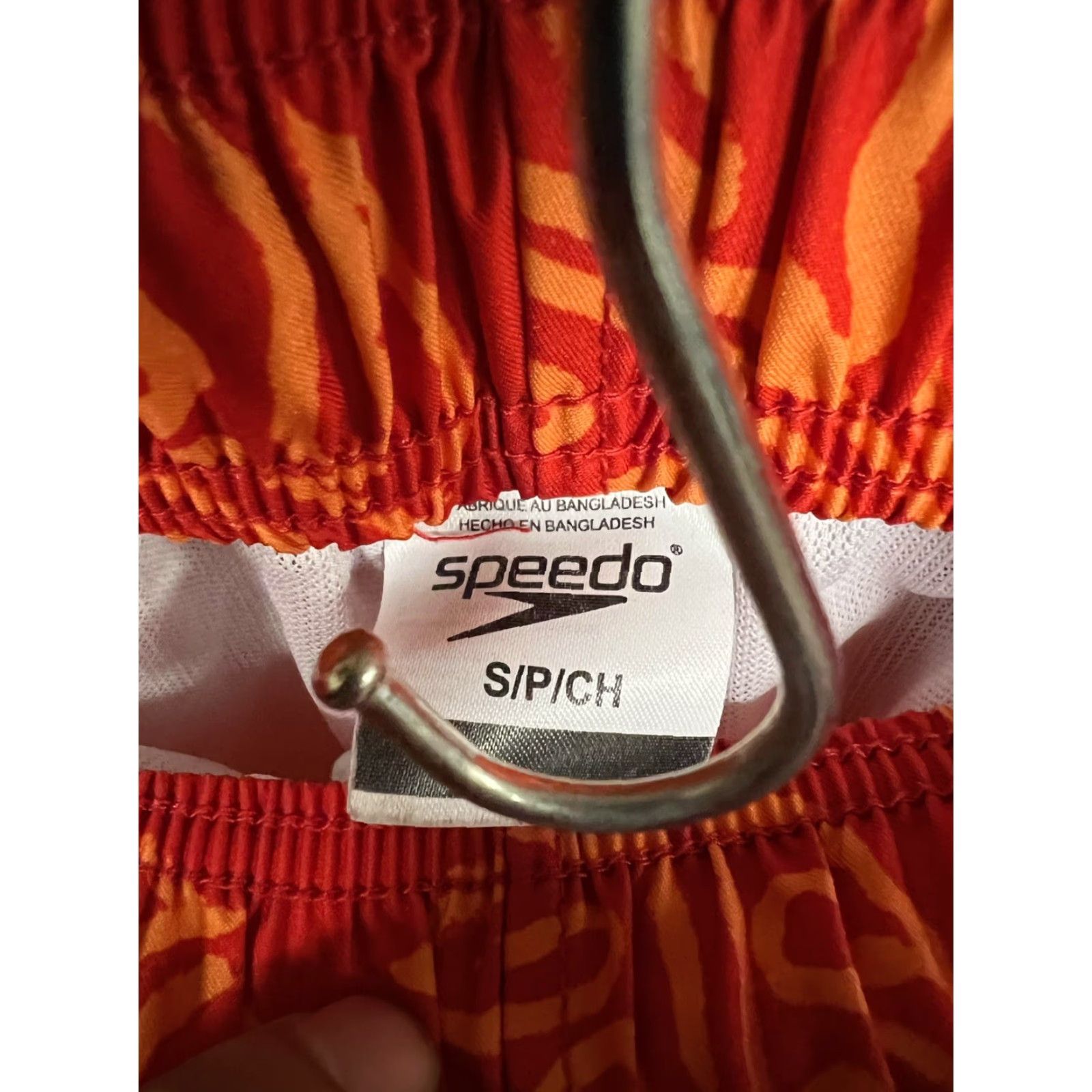 Speedo Speedo Men Small Swim Shorts Red Trunks Bottom Adult Size US 29 - 2 Thumbnail