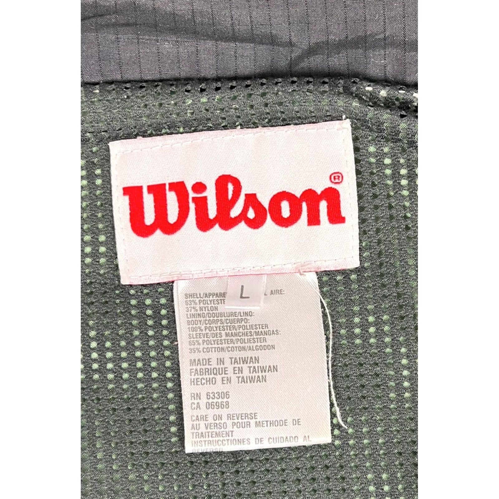 Wilson VINTAGE Nike? Wilson Men's 90s Track Jacket Sz L Windbreaker? Size US L / EU 52-54 / 3 - 5 Thumbnail