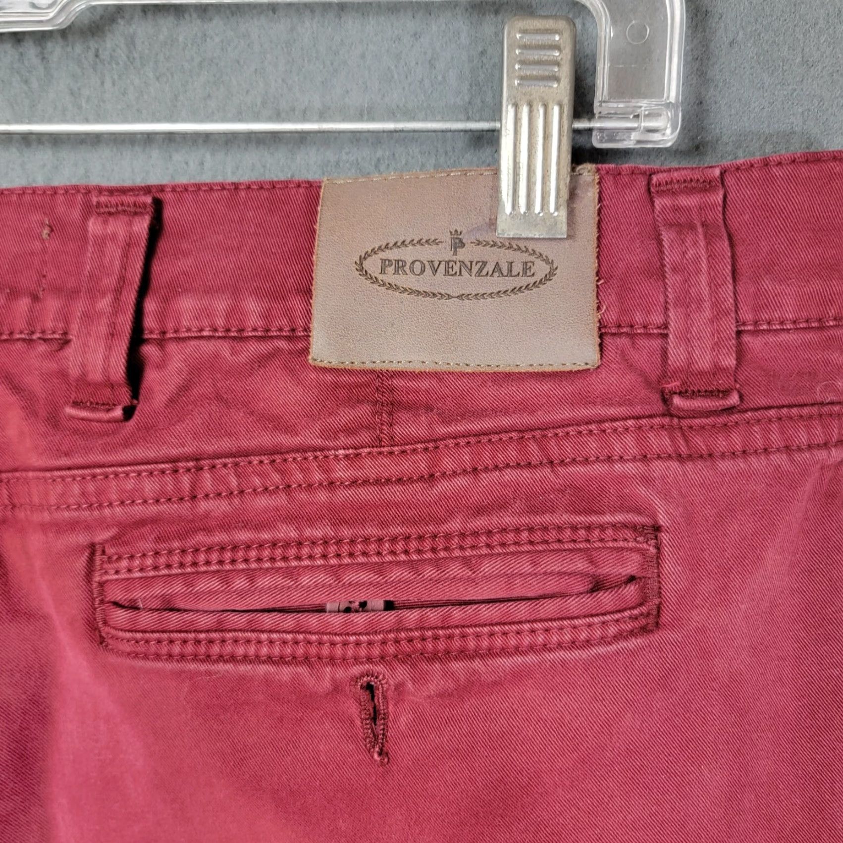Vintage **PROVENZALE Mens Size 50 Red Jeans** User: PROVENZALE Mens Size 50 Red Jeans Size US 34 / EU 50 - 5 Thumbnail