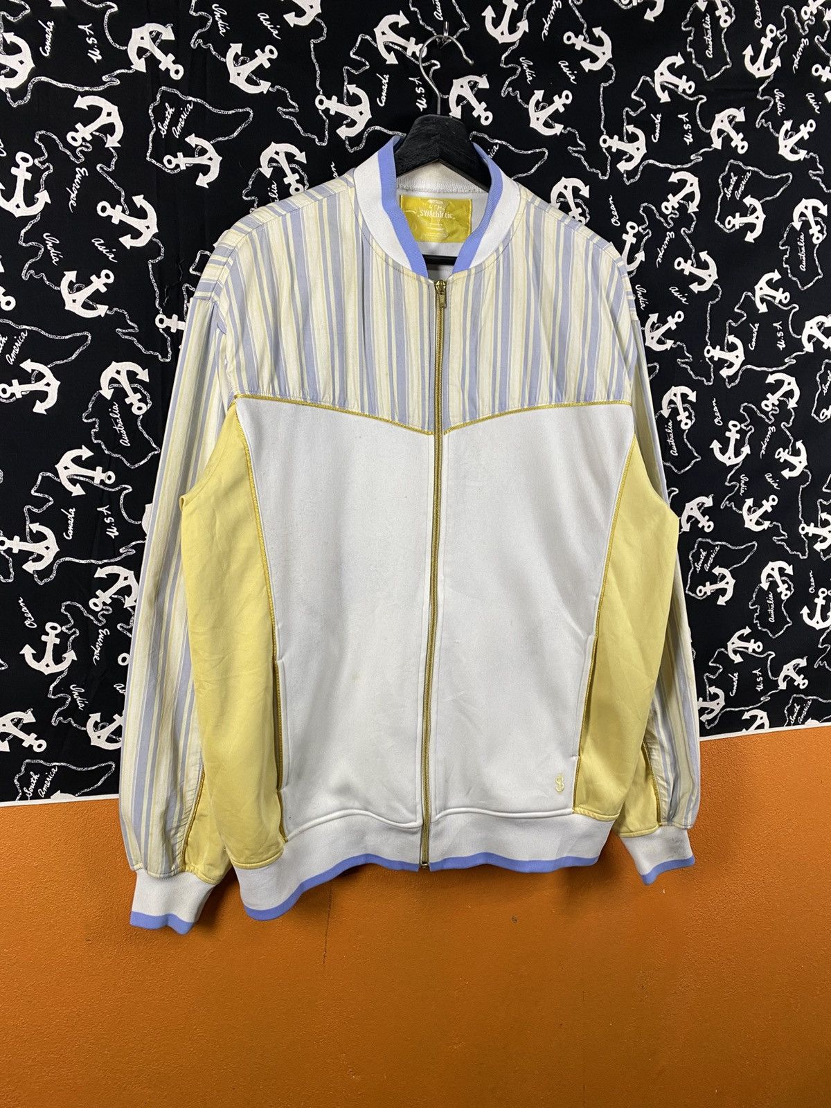 Swagger Vintage Dsgn Swaggerr “SwAthletic” Zip-Up Track Jacket Size US L / EU 52-54 / 3 - 6 Thumbnail
