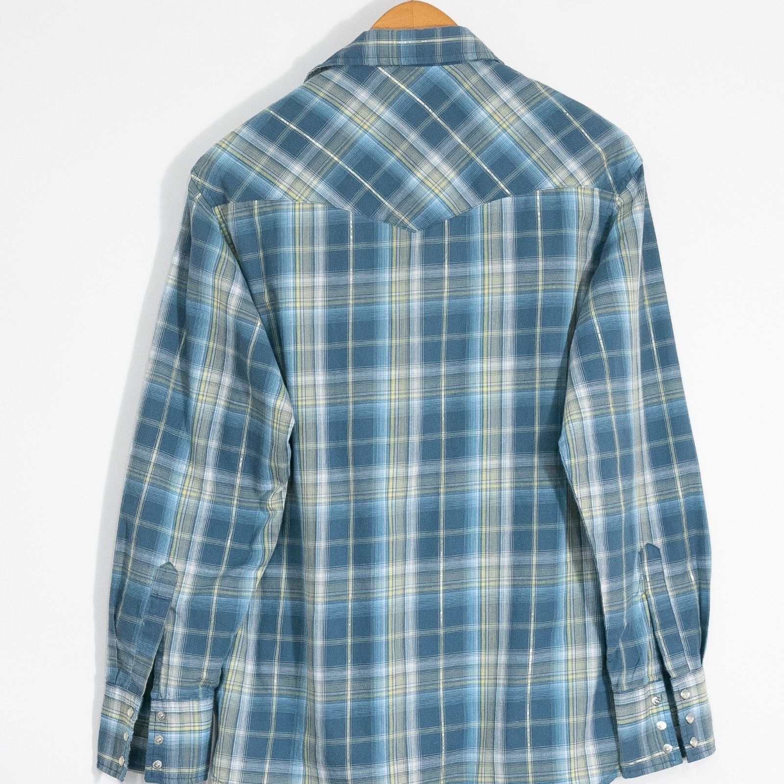 Vintage × Wrangler Vintage Wrangler Pearl Snap Button Up Shirt Medium - Plaid Size US M / EU 48-50 / 2 - 5 Thumbnail