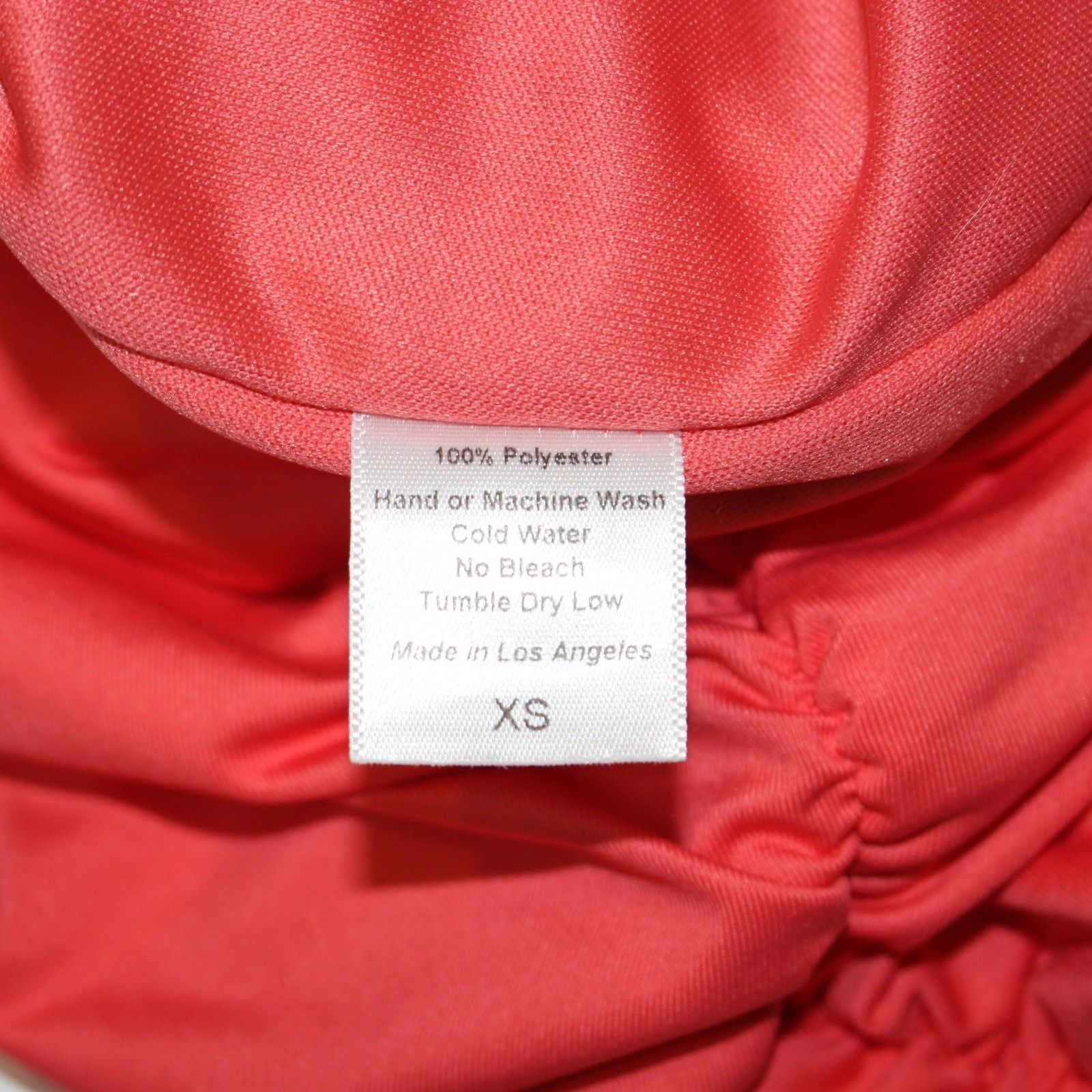 Other Lucy in the Sky Denise Chiffon Sheer Sleeve Dress in Coral Size XS / US 0-2 / IT 36-38 - 6 Thumbnail