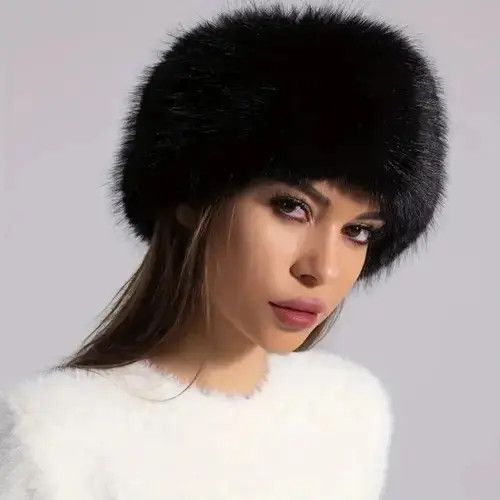 Japanese Brand Faux Fox Fur Headband Hat Size ONE SIZE - 4 Thumbnail