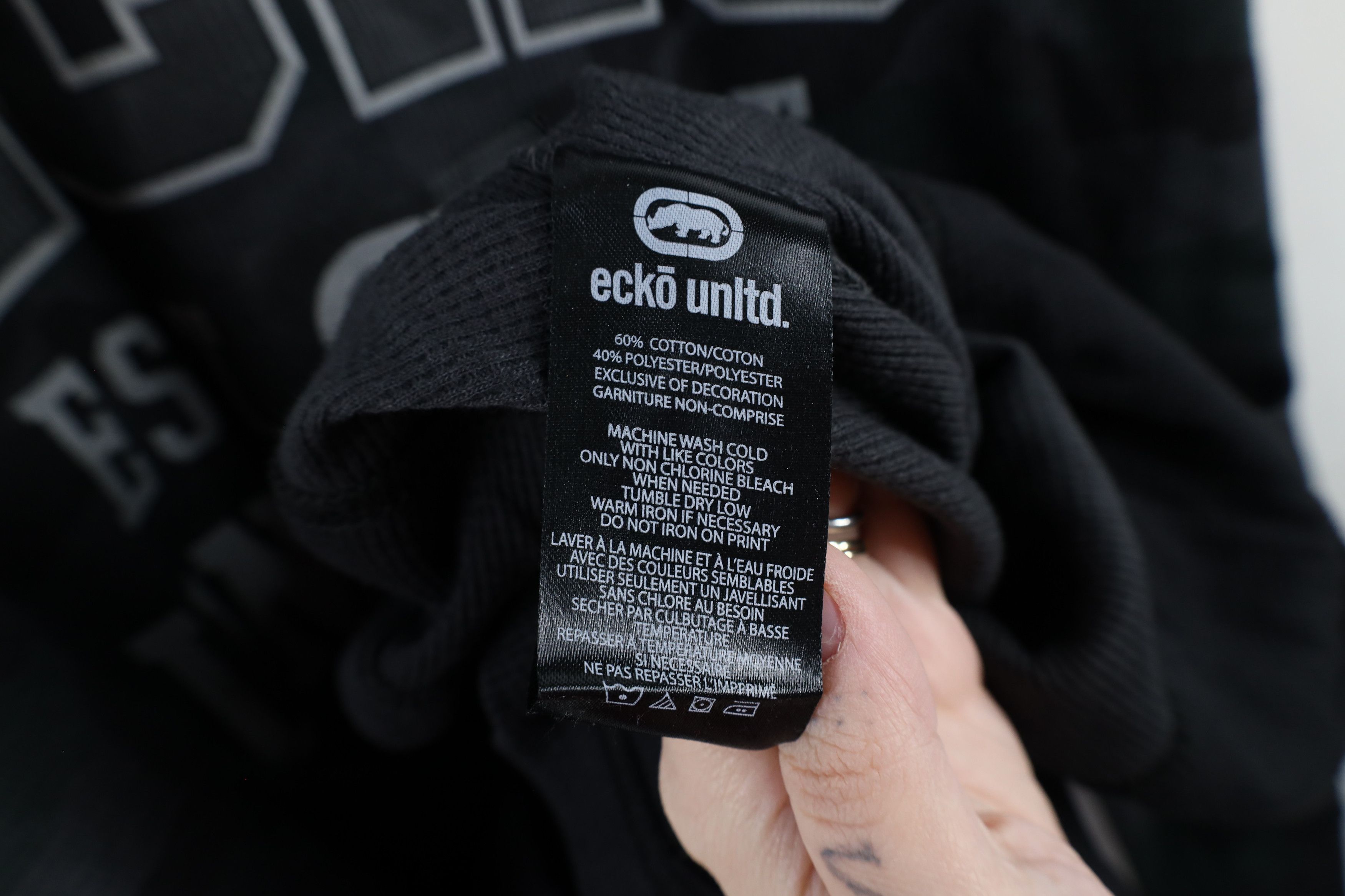 Vintage Deadstock Vintage Y2K Ecko Unlimited Waffle Knit T-Shirt Size US XXL / EU 58 / 5 - 9 Thumbnail