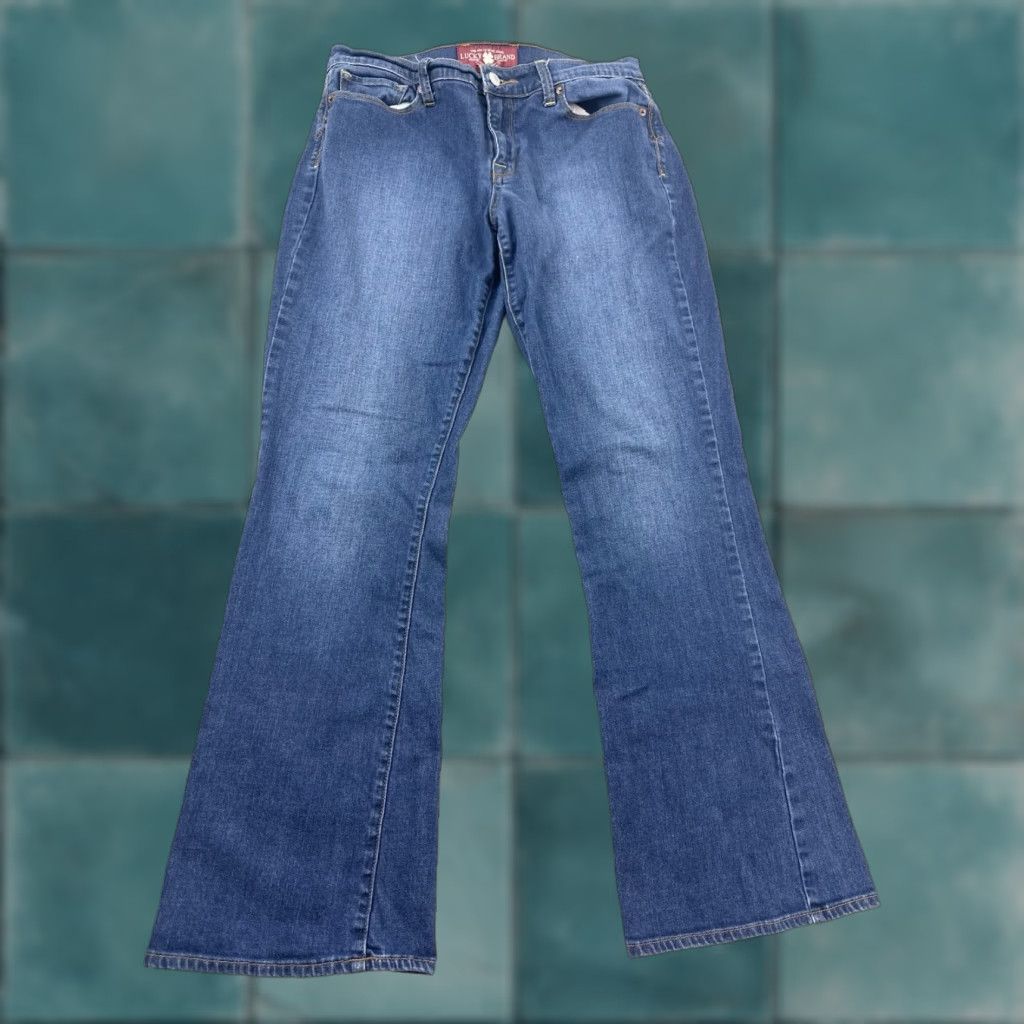 Lucky Brand VINTAGE Lucky Brand Jeans Women’s 12 Blue Sofia Bootcut Flare Regular Size 34" / US 12 / IT 48 - 1 Thumbnail
