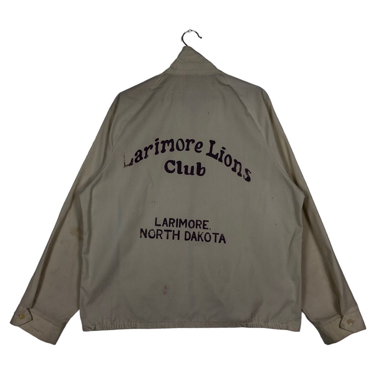 Vintage 🔥80’s Vintage Larimore Lions Club North Dakota Big Logo Size US L / EU 52-54 / 3 - 1 Thumbnail