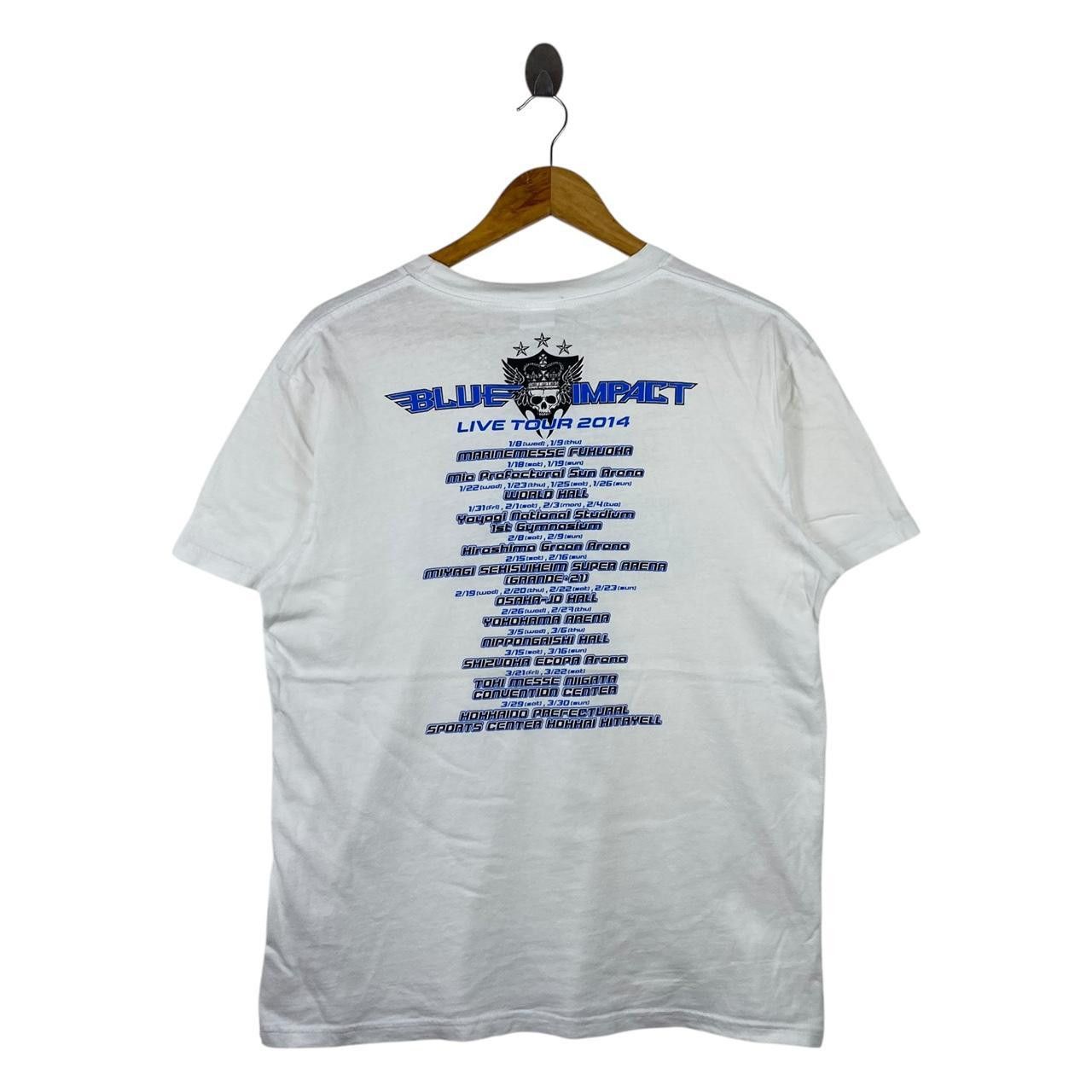 Band Tees J SOUL BROTHERS Exile Tribe Blue Impact 2014 Tour Tee Shirt Size US L / EU 52-54 / 3 - 5 Thumbnail