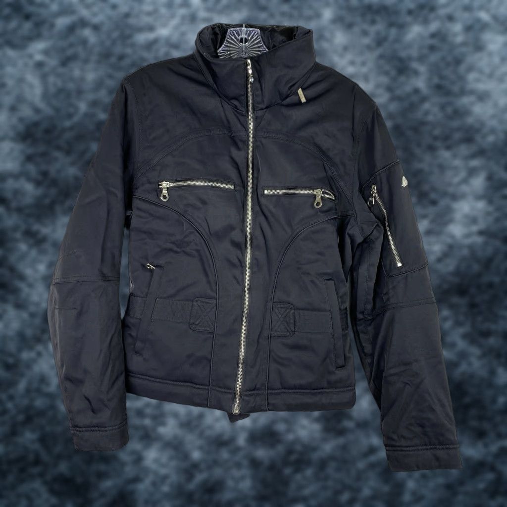 Barker Marker Jacket Womens 12 Black Snow Full Zip Riding Aqua Guard Stretch Zip Jacket Size XL / US 12-14 / IT 48-50 - 1 Thumbnail