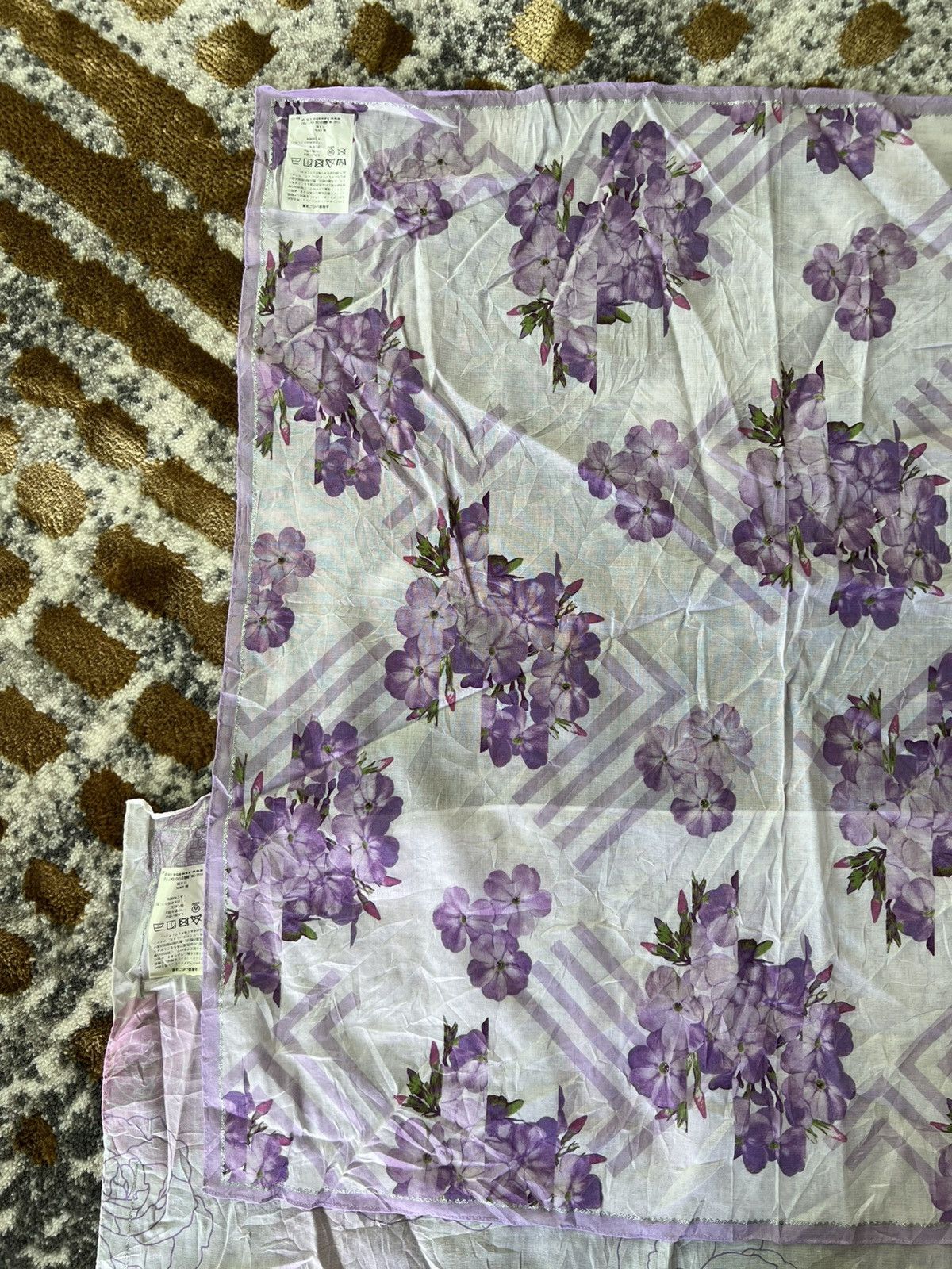 Designer × Lanvin Lanvin floral abstract handkerchief scarves Size ONE SIZE - 5 Thumbnail