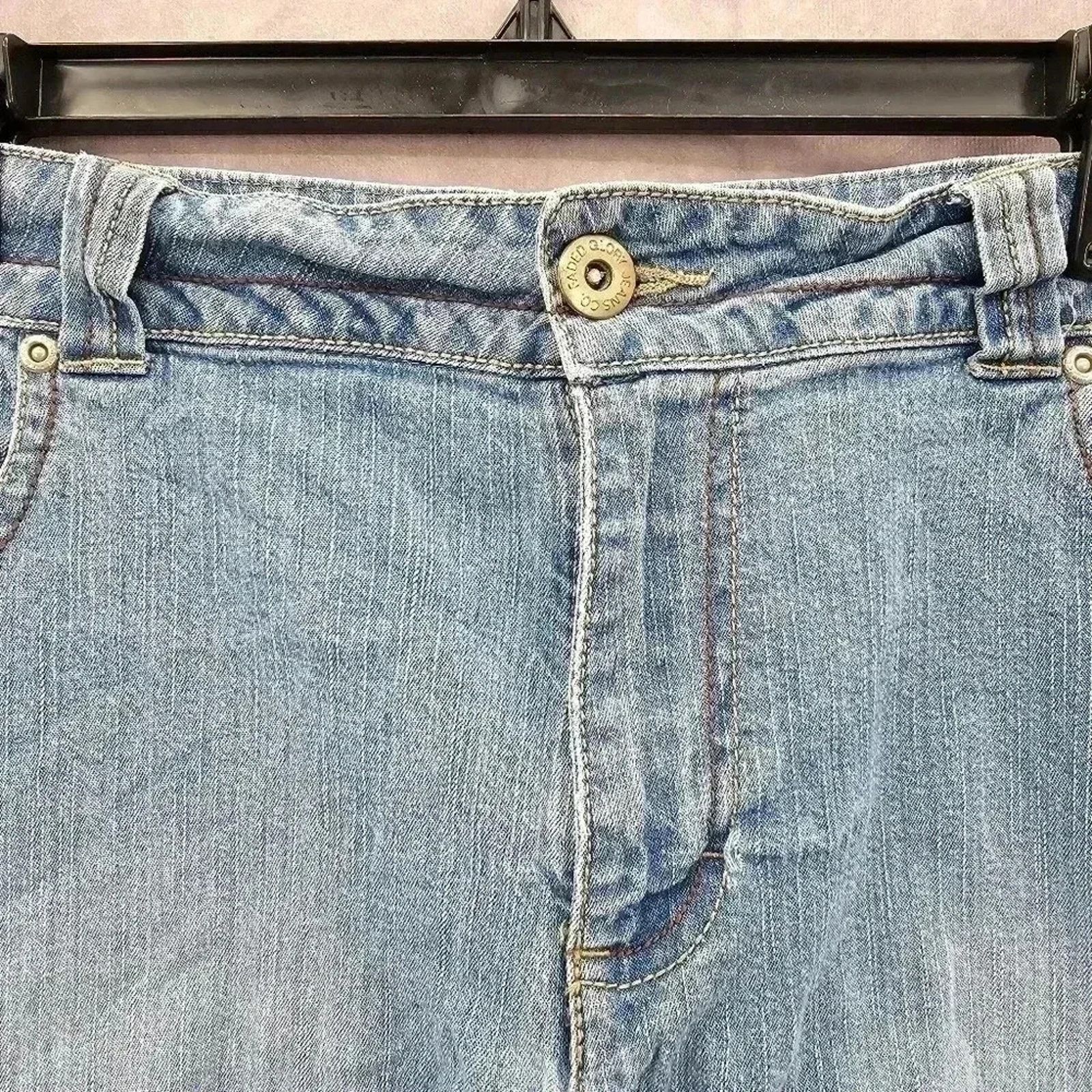 Faded Glory Faded Glory Blue Denim Jeans Casual Women's Shorts Size 14 Size 36" / US 14 / IT 50 - 3 Thumbnail
