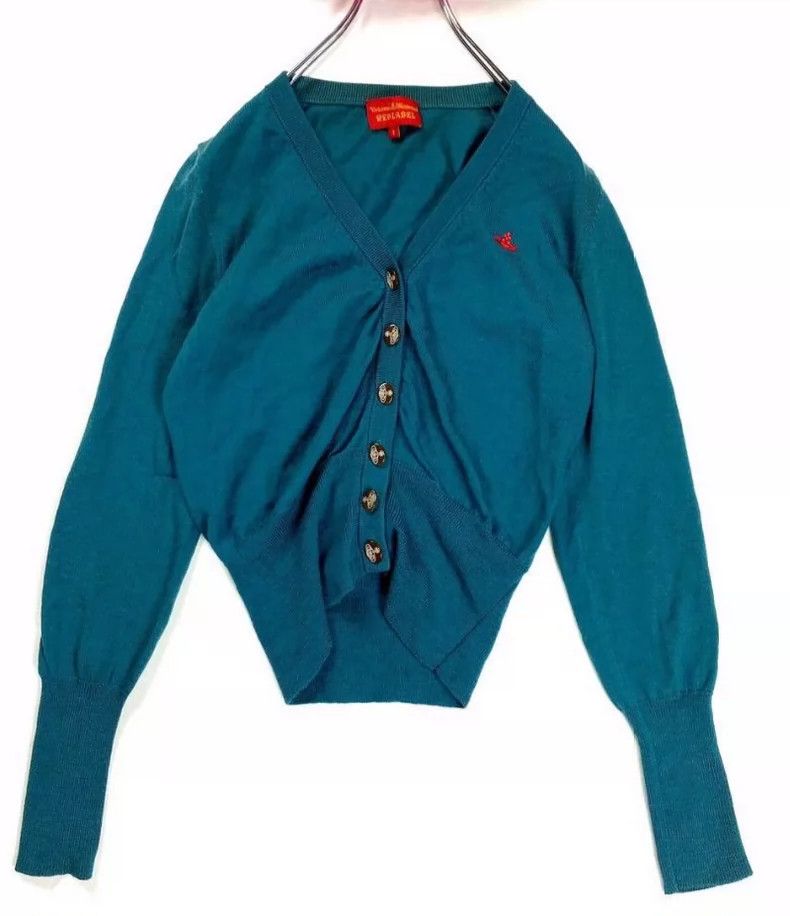 Vivienne Westwood Vivienne Westwood size1 Embroidered Saturn logo knit top Size M / US 6-8 / IT 42-44 - 1 Thumbnail