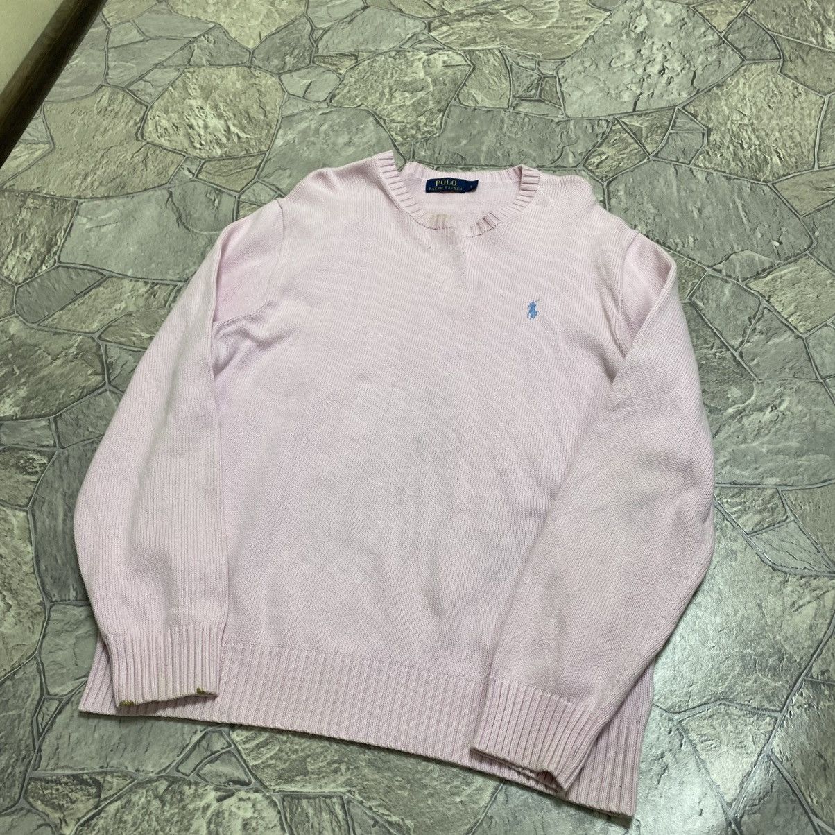 Polo Ralph Lauren Vintage Polo Ralph Lauren Sweater Knit Jumper Pink Size L Size US L / EU 52-54 / 3 - 4 Thumbnail