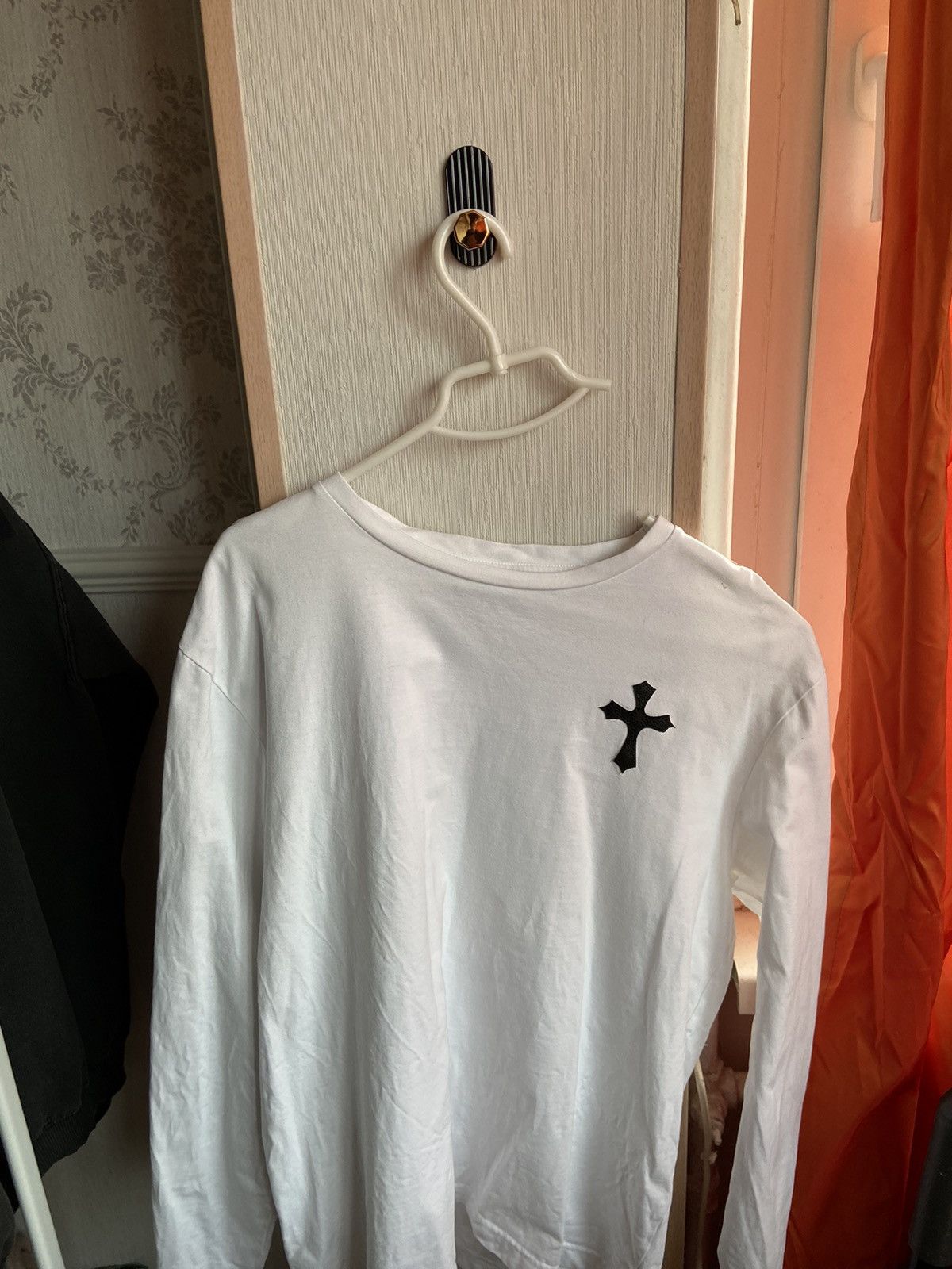 Japanese Brand 📌 Crazy Y2K John Devin Cross Radiator Longsleeve Size US M / EU 48-50 / 2 - 3 Thumbnail