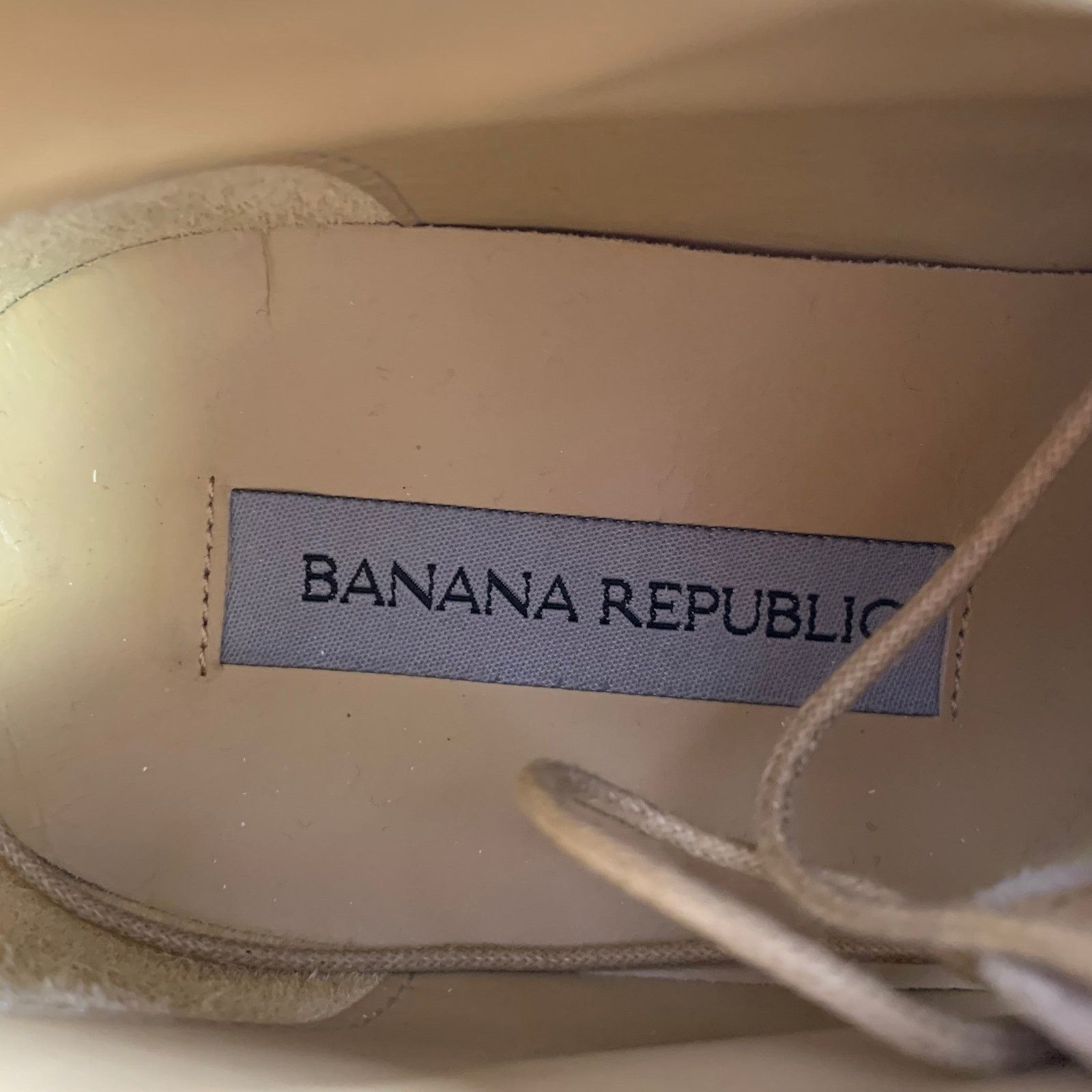 Banana Republic BANANA REPUBLIC Size 9.5 Taupe Suede Lace-Up Boots Size US 9.5 / EU 42-43 - 7 Thumbnail