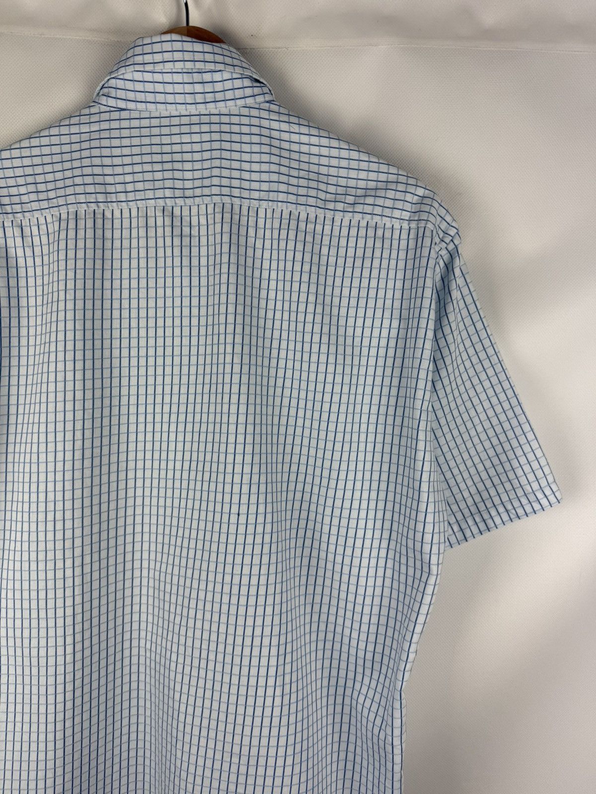Yves Saint Laurent YSL Yves Saint Laurent Vintage 90s S/S Plaid Button Up Shirt Size US L / EU 52-54 / 3 - 18 Thumbnail