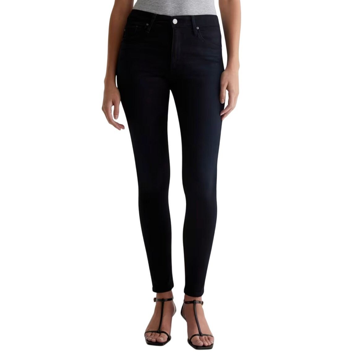 AG Adriano Goldschmied AG Adriano Goldschmied Farrah High Rise Skinny Ankle Jeans Size 27" / US 4 / IT 40 - 1 Thumbnail