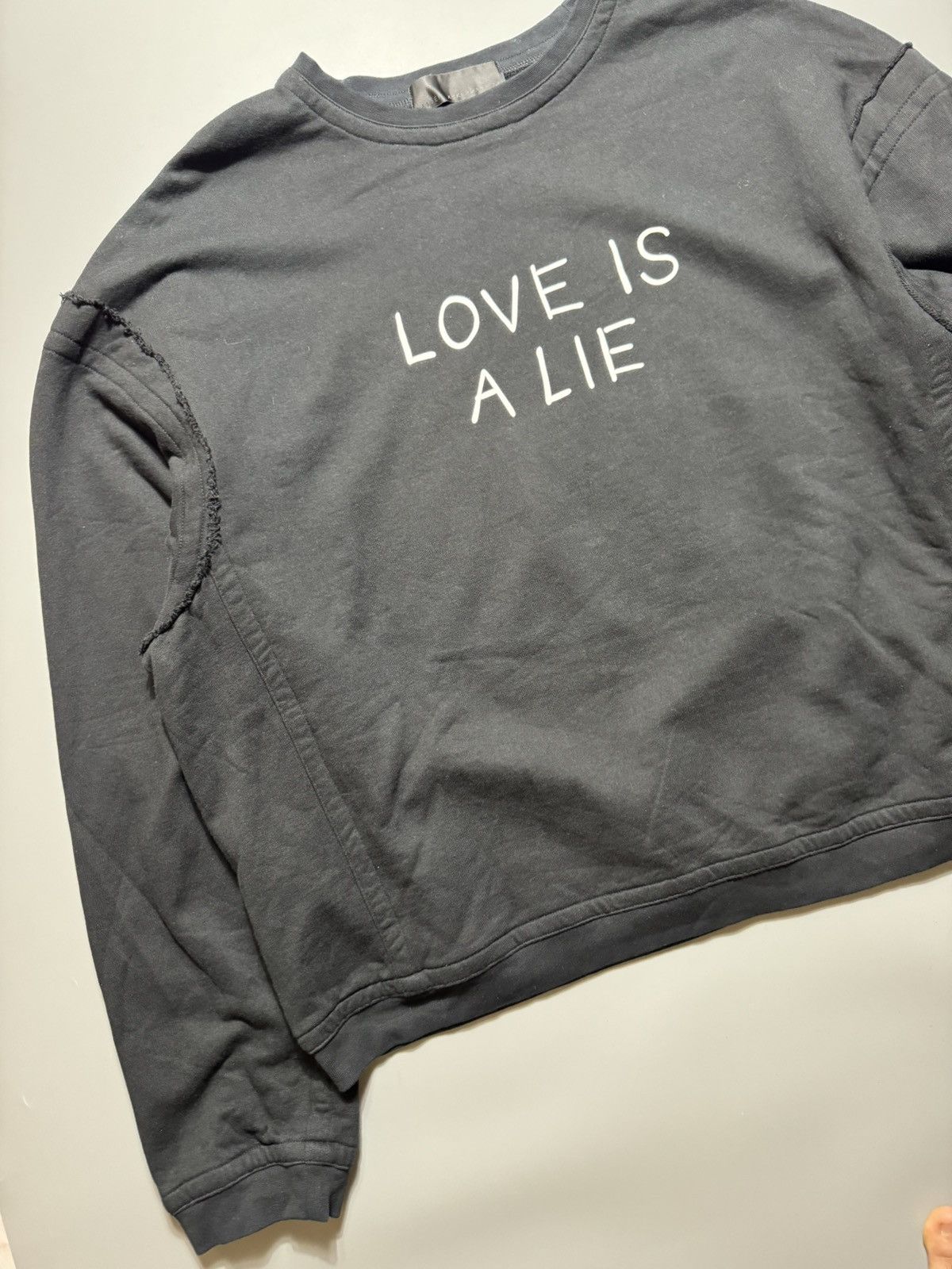 Haider Ackermann Haider Ackermann - Love is a lie - Sweatshirt Size US XXL / EU 58 / 5 - 3 Thumbnail
