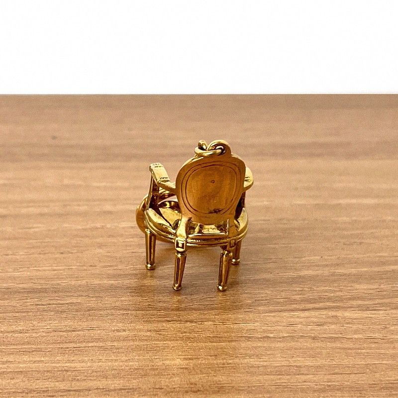 Dior Christian Dior Vintage Gold Chair Keyholder Size ONE SIZE - 6 Thumbnail