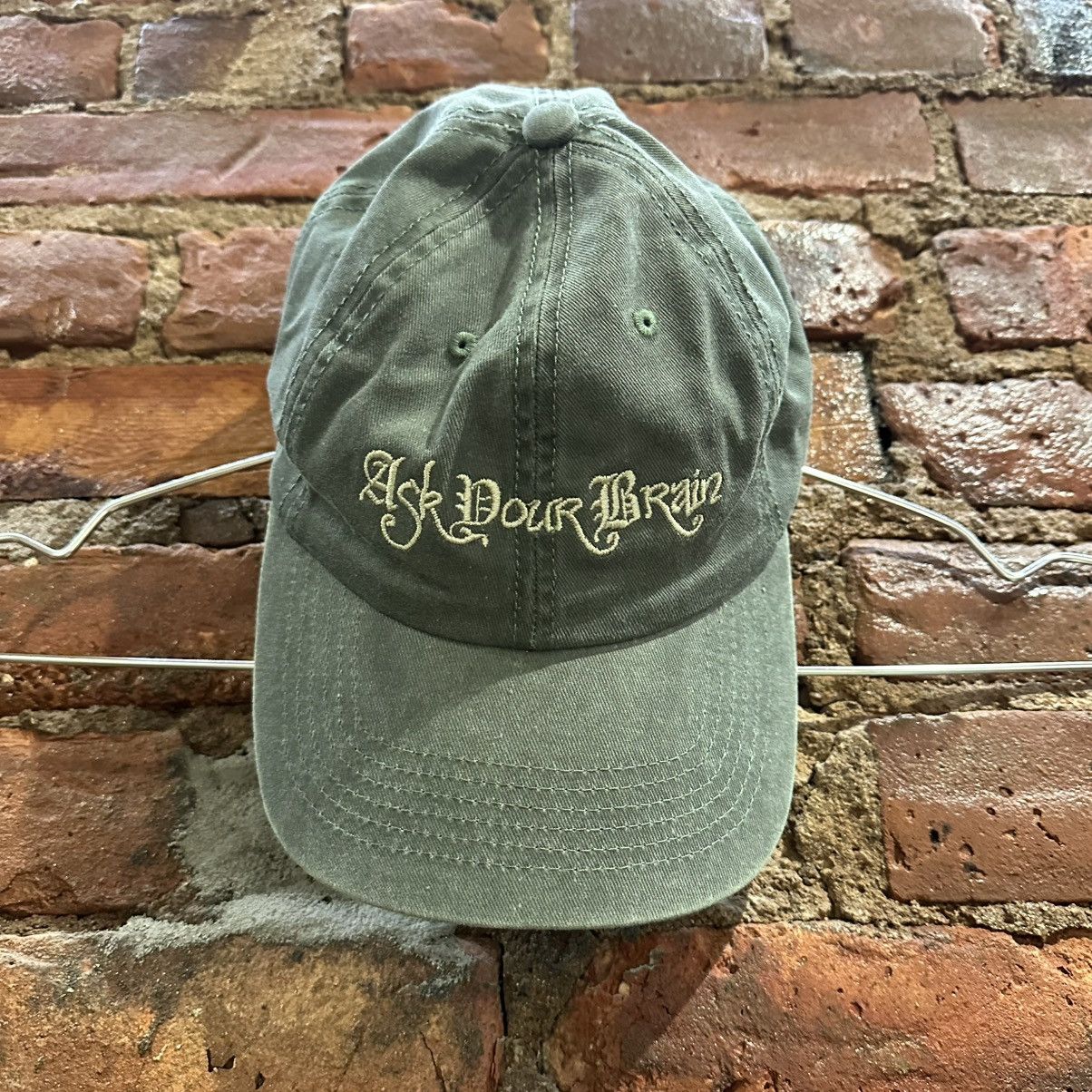 Online Ceramics Online Ceramics “Ask Your Brain” Green Hat Size ONE SIZE - 1 Thumbnail