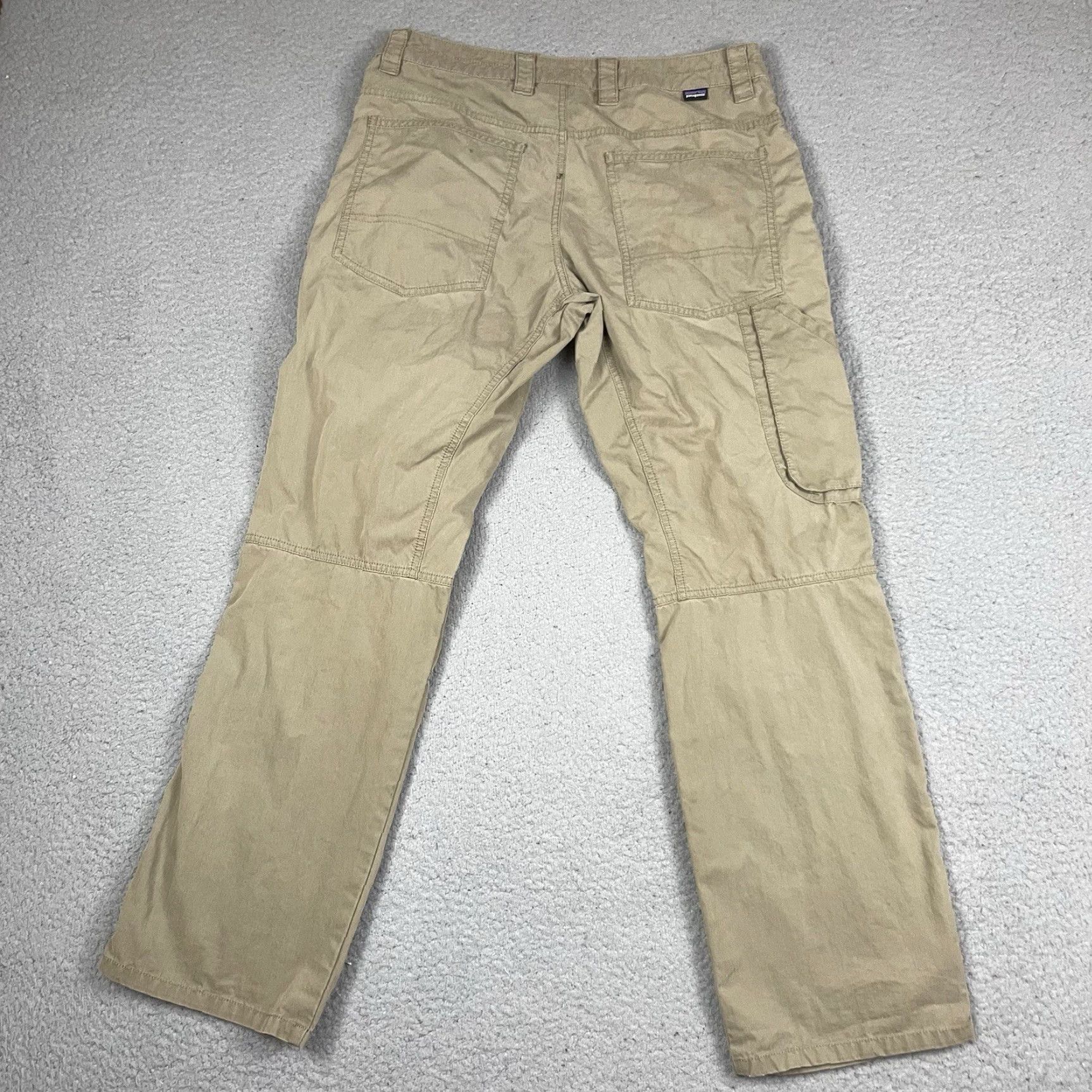 Patagonia Patagonia Pants Men's 30 Beige Organic Cotton Nylon Outdoor Hiking Distressed Carpenter Size US 30 / EU 46 - 6 Thumbnail