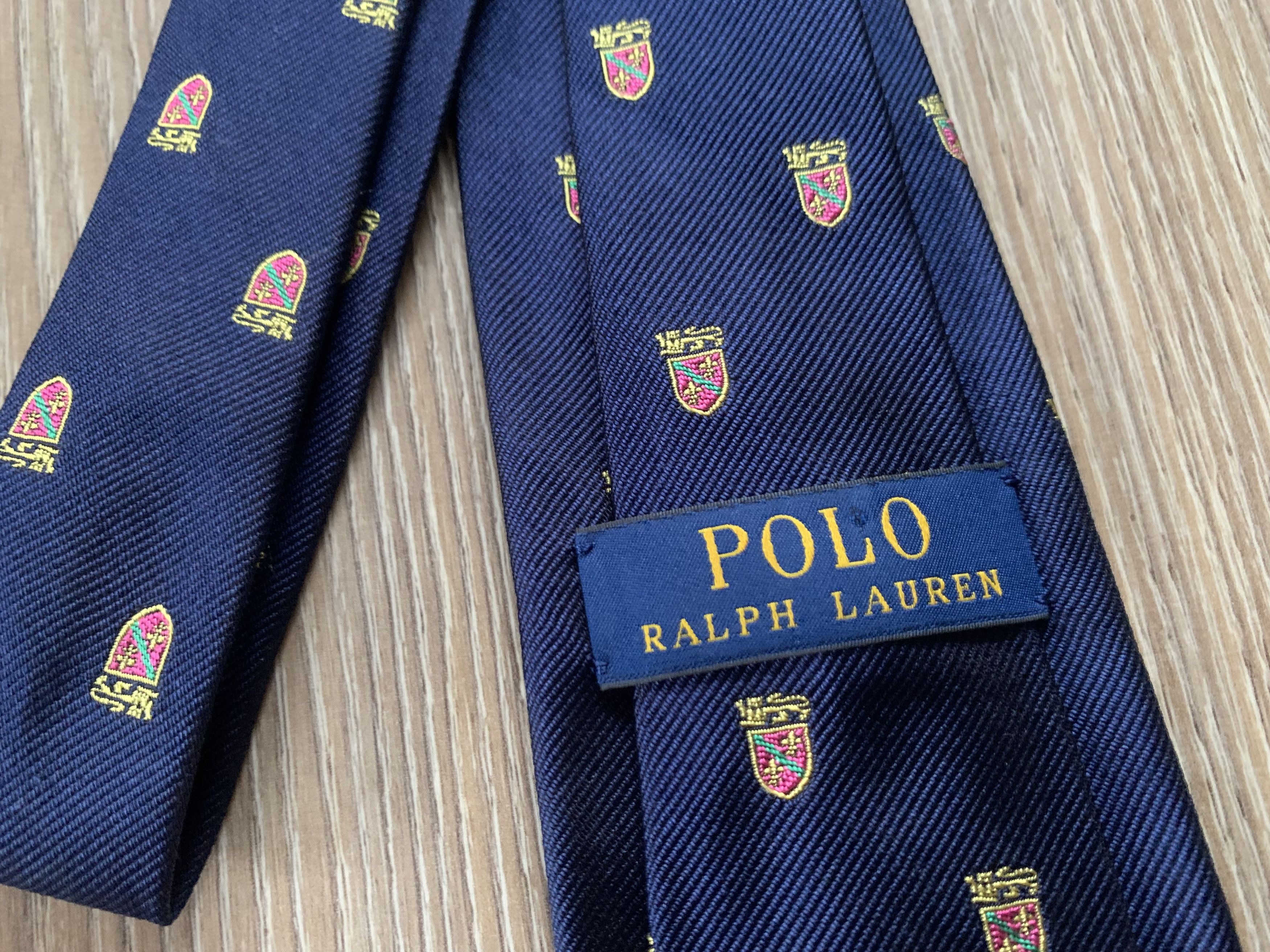 Polo Ralph Lauren Rare Polo Ralph Lauren Patterned Silk Tie Size ONE SIZE - 5 Thumbnail