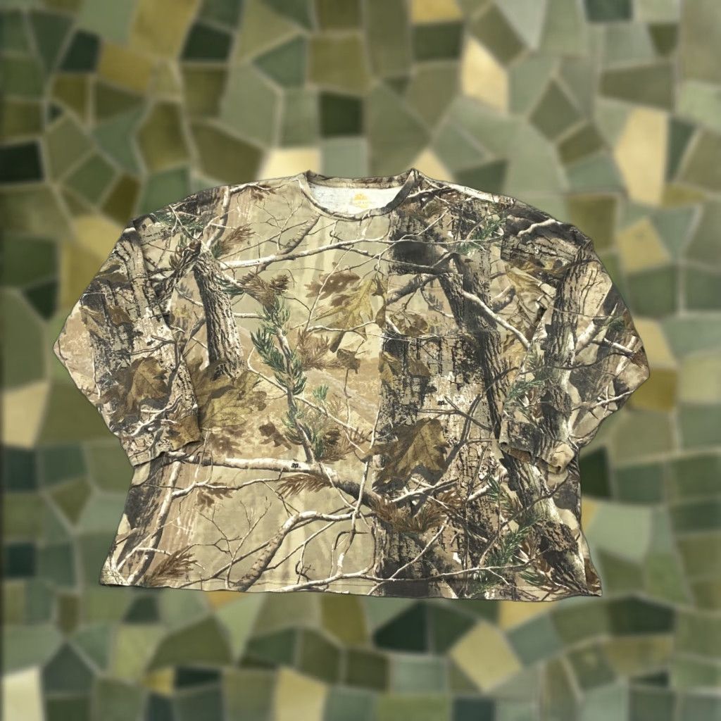 Realtree RedHead Shirt Mens 3XL Camouflage Realtree Long Sleeve Pocket Hunting Outdoors Size US XXL / EU 58 / 5 - 1 Thumbnail