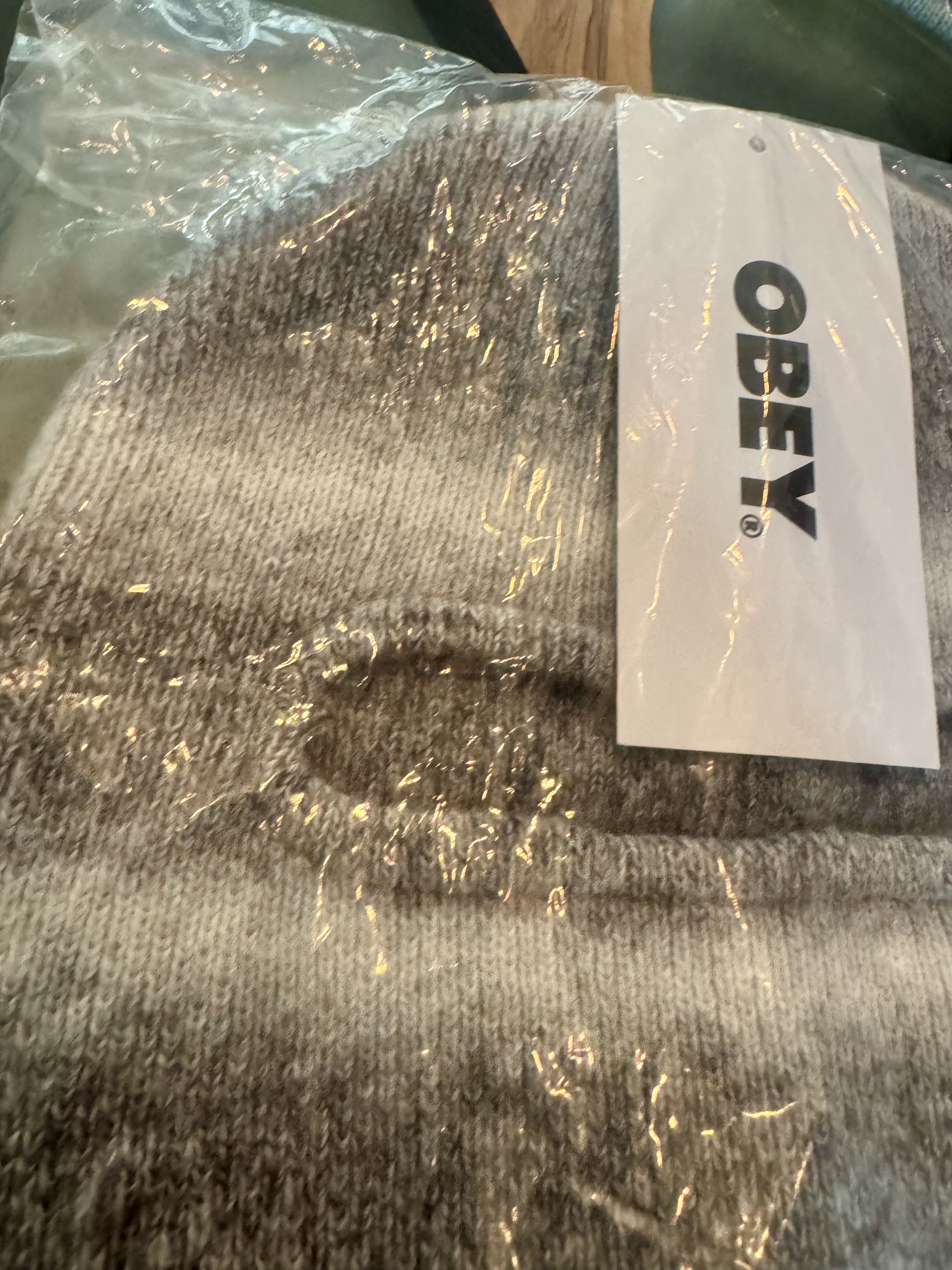 Obey × Shepard Fairey OBEY SURFER CAIRO RIB KNIT BALACLAVA BEANIE GRAY Size ONE SIZE - 3 Thumbnail