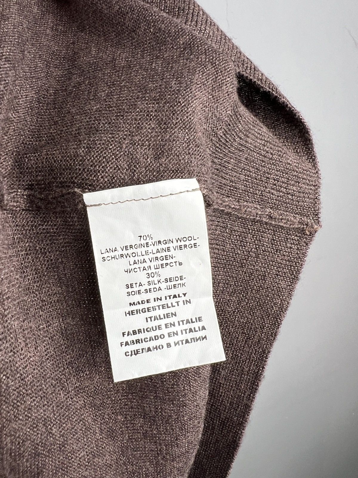 Barba Napoli Barba Napoli Wool/Silk 70/30 Mens Sweater L size Size US L / EU 52-54 / 3 - 6 Thumbnail