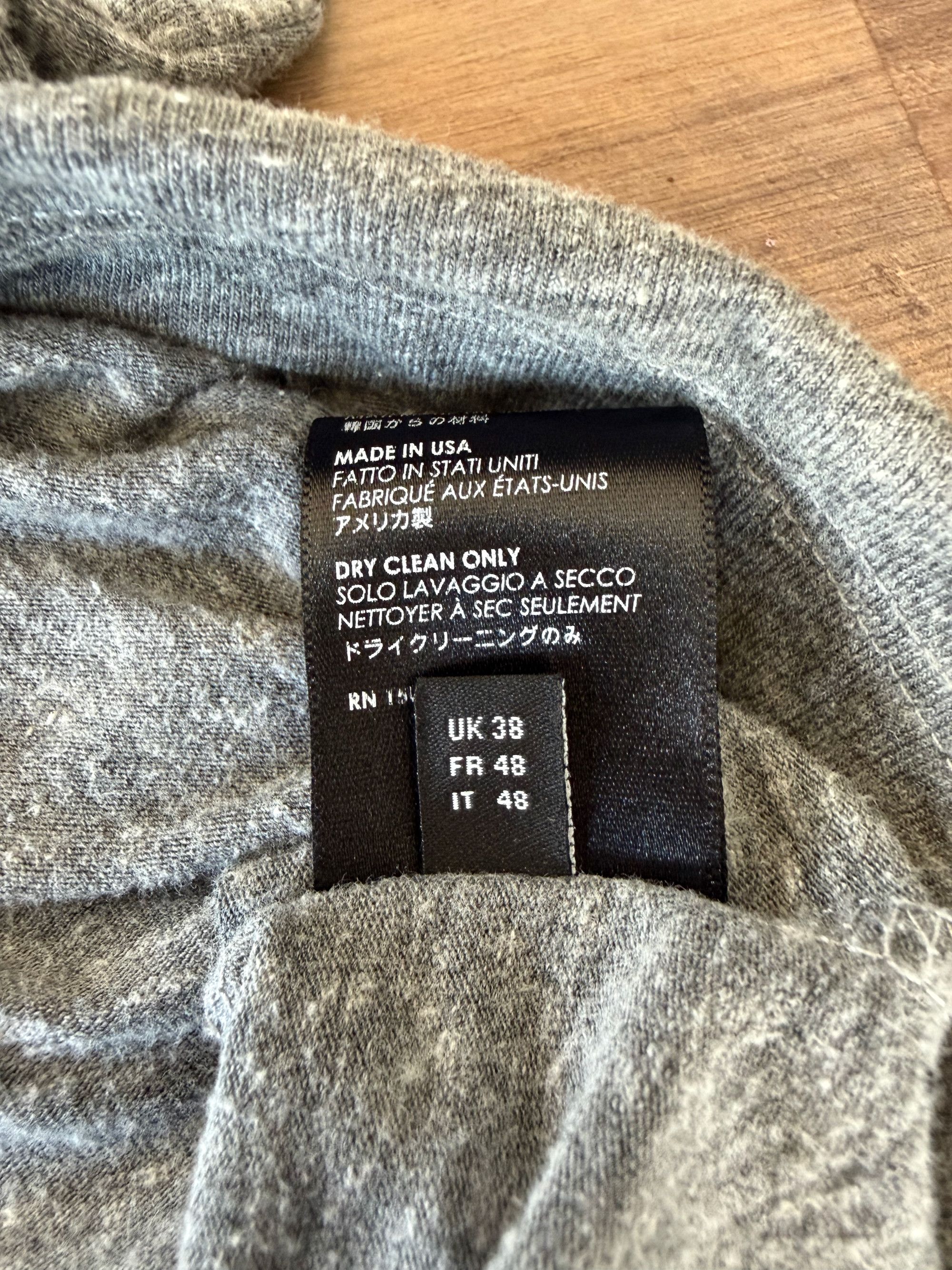 Amiri AMIRI Shotgun Distressed Gray T-Shirt Size US M / EU 48-50 / 2 - 7 Thumbnail