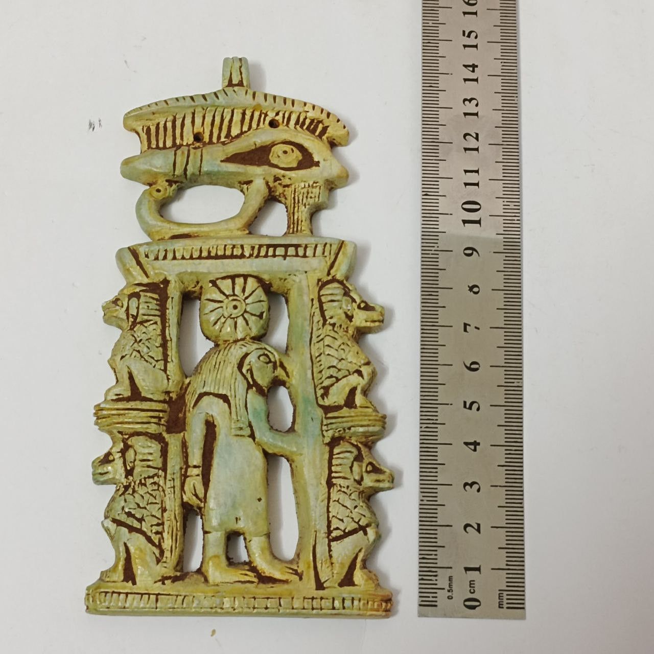 Handmade Ancient Egyptian Art – Horus Eye – Falcon – Antique Size ONE SIZE - 3 Thumbnail