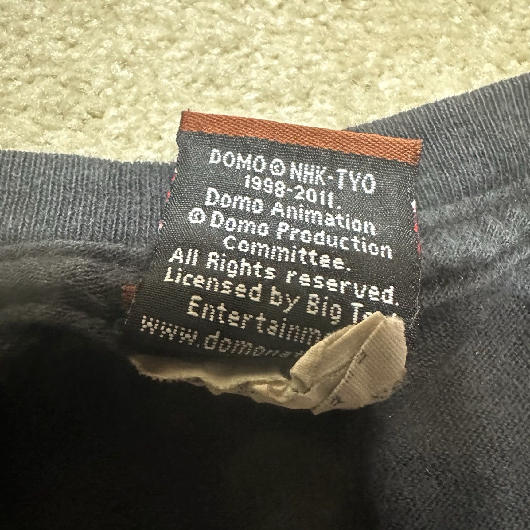 Vintage VINTAGE Domo T Shirt Mens Medium Black Graphic Print Crew Neck Short Sleeve Shirt Mens Size US M / EU 48-50 / 2 - 7 Thumbnail