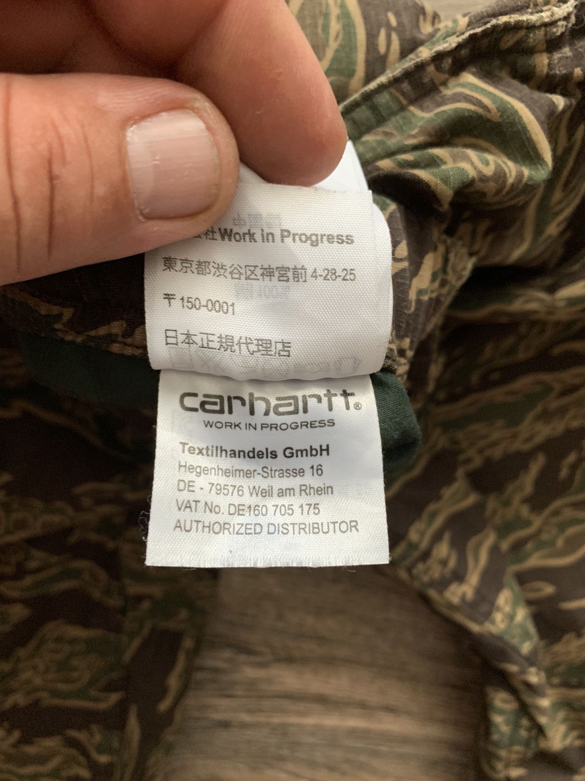 Carhartt × Carhartt Wip × Vintage Carhartt WIP Colton Clip Tiger Camo Pants Size US 31 - 8 Thumbnail