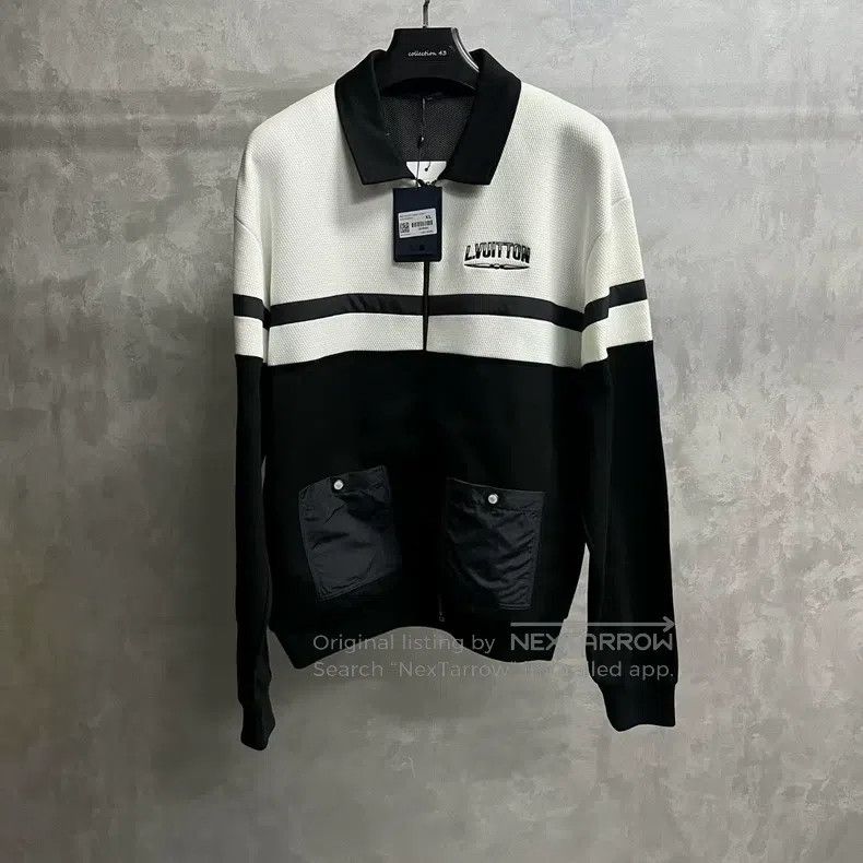 Louis Vuitton Louis Vuitton 25 Latest Black Solid Cotton Knit Jacket Size US XL / EU 56 / 4 - 1 Thumbnail