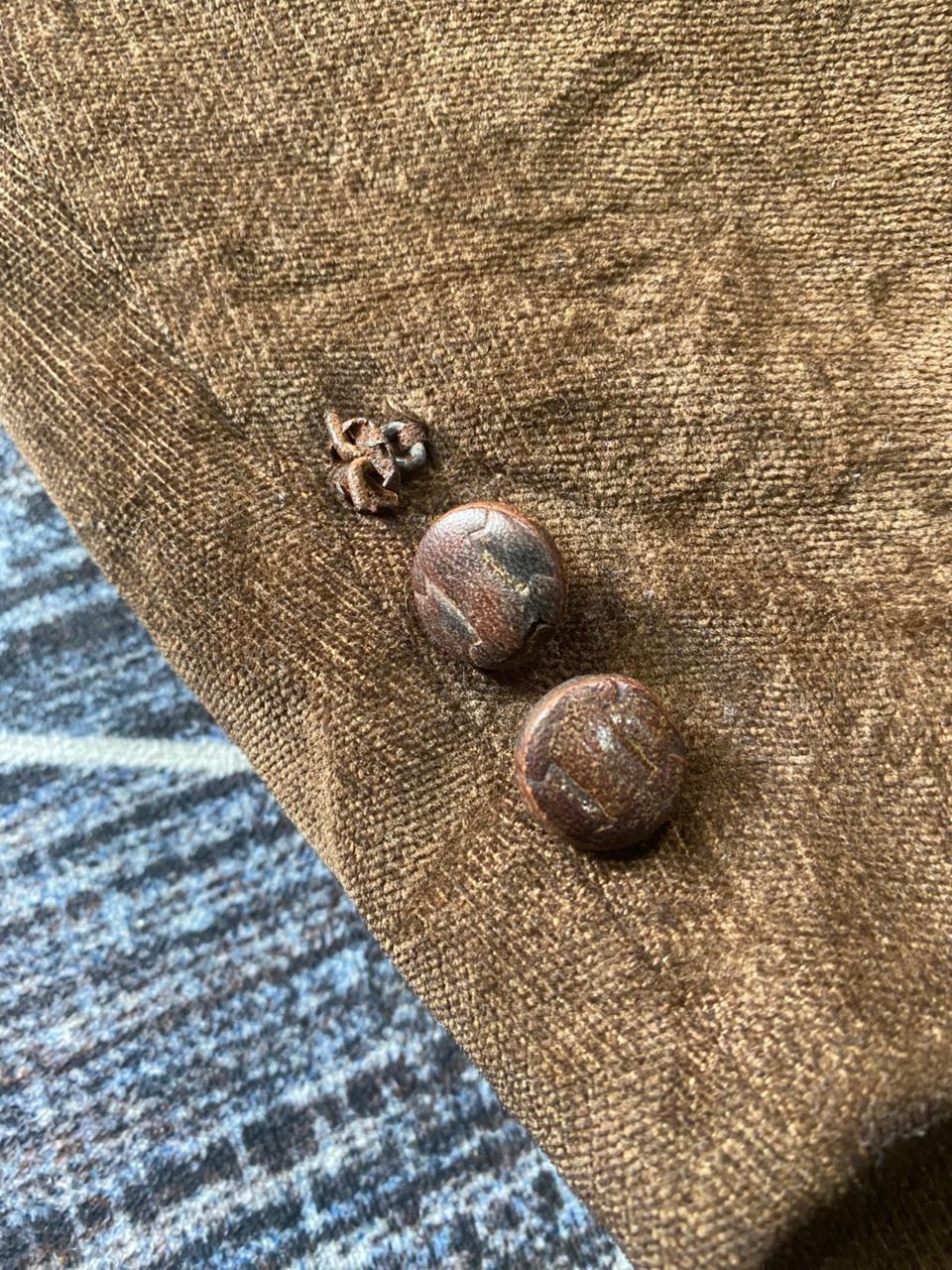 Lee × Vintage Vintage Separate-Lees By Lee Wood Button Brown Jacket Size US S / EU 44-46 / 1 - 6 Thumbnail